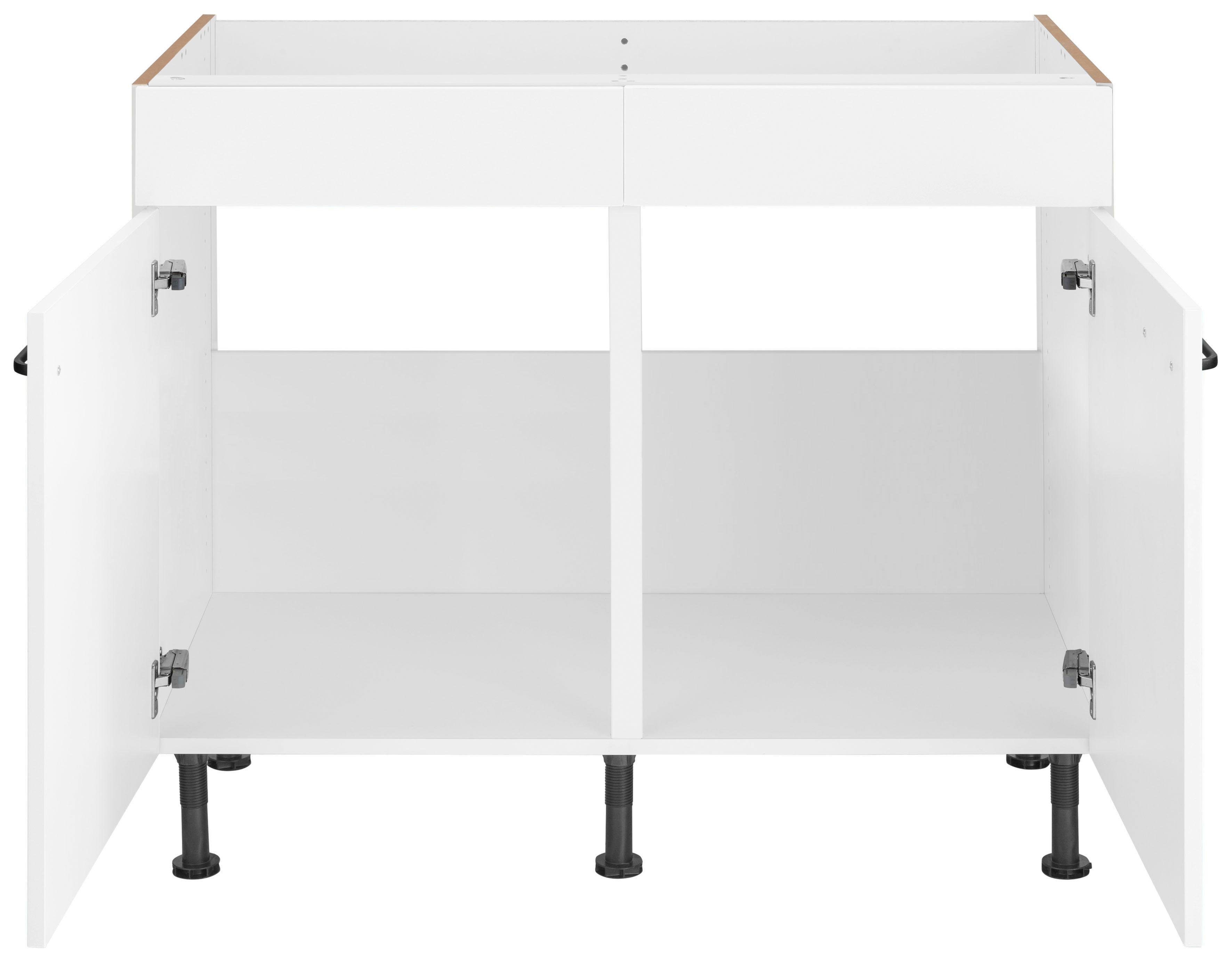 OPTIFIT Gootsteenkast Elga met soft-close-functie, in hoogte verstelbare poten, breedte 100 cm