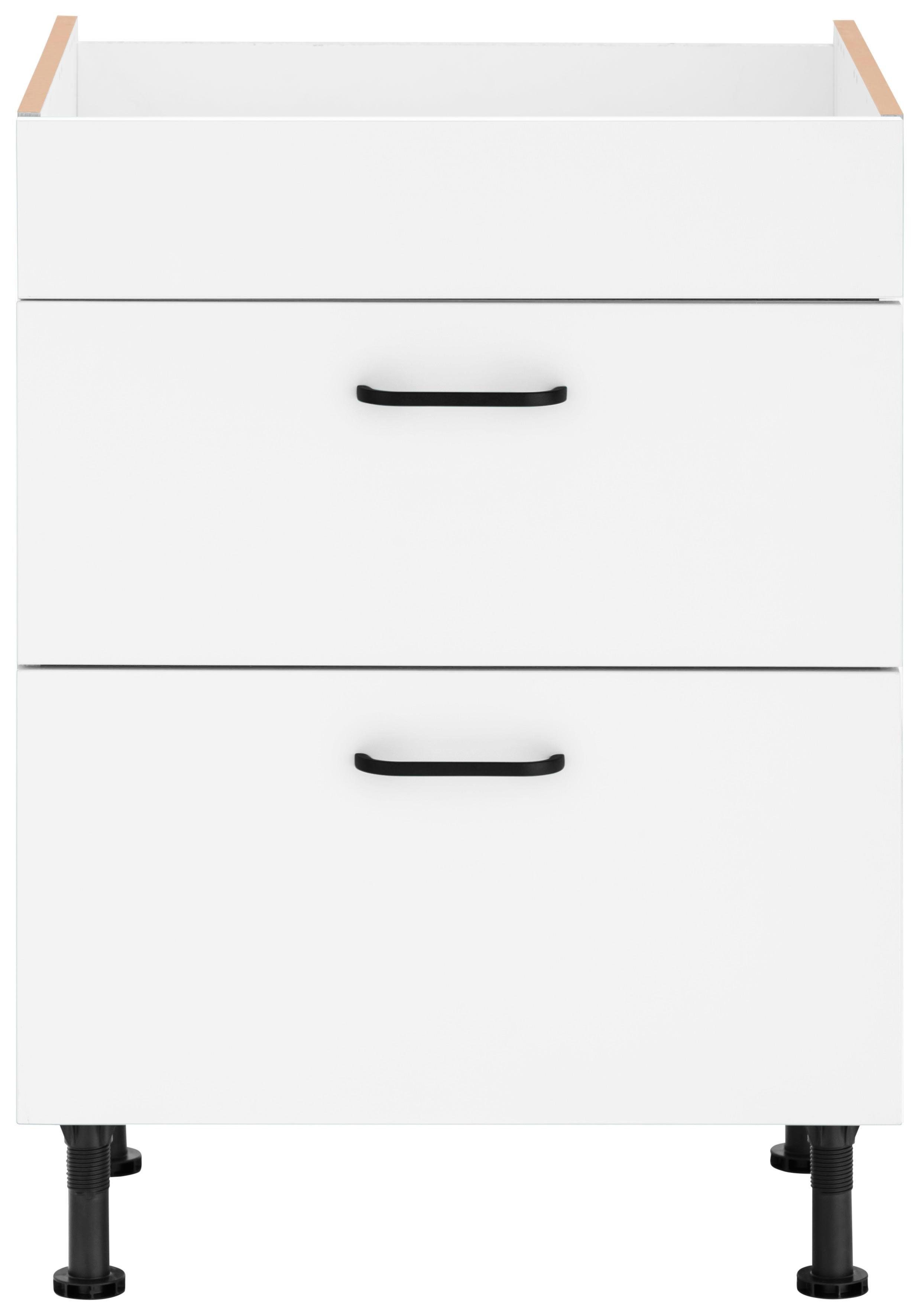 OPTIFIT Ombouwkast voor fornuis Elga met soft-close functie, in hoogte verstelbare poten, breedte 60 cm