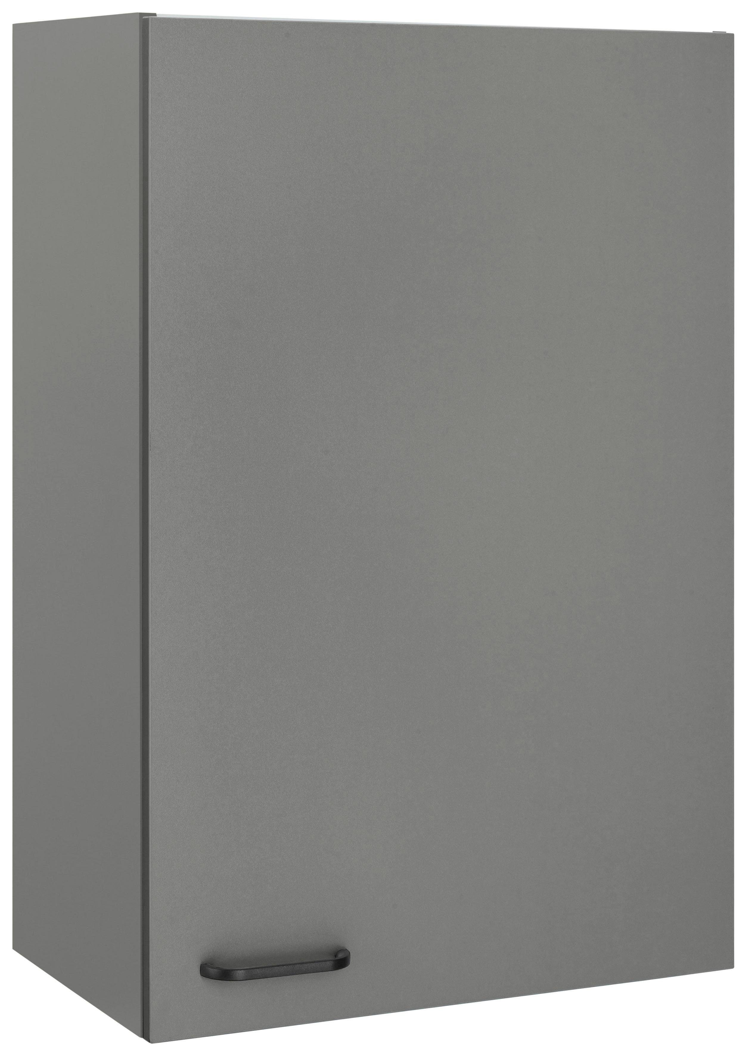 OPTIFIT Hangend kastje Elga met soft-closefunctie en metalen greep, breedte 60 cm opbergkasten grijs