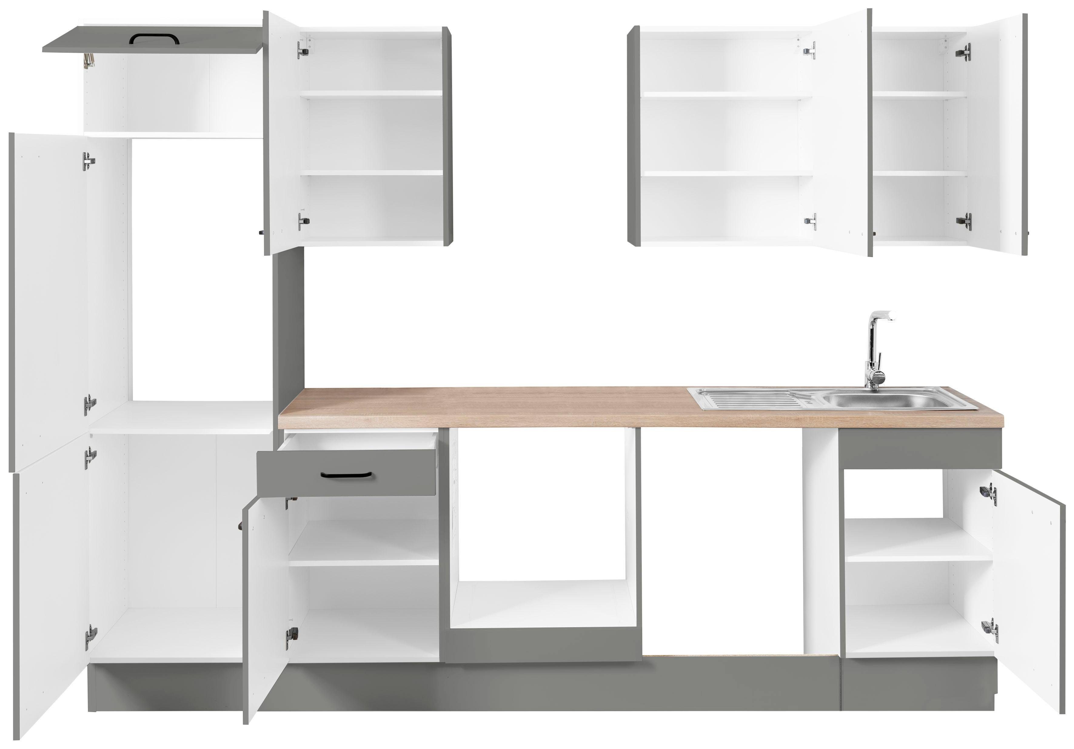 OPTIFIT Keukenblok Elga Premium keuken met soft-close functie, volledig uittrekbaar, breedte 280 cm