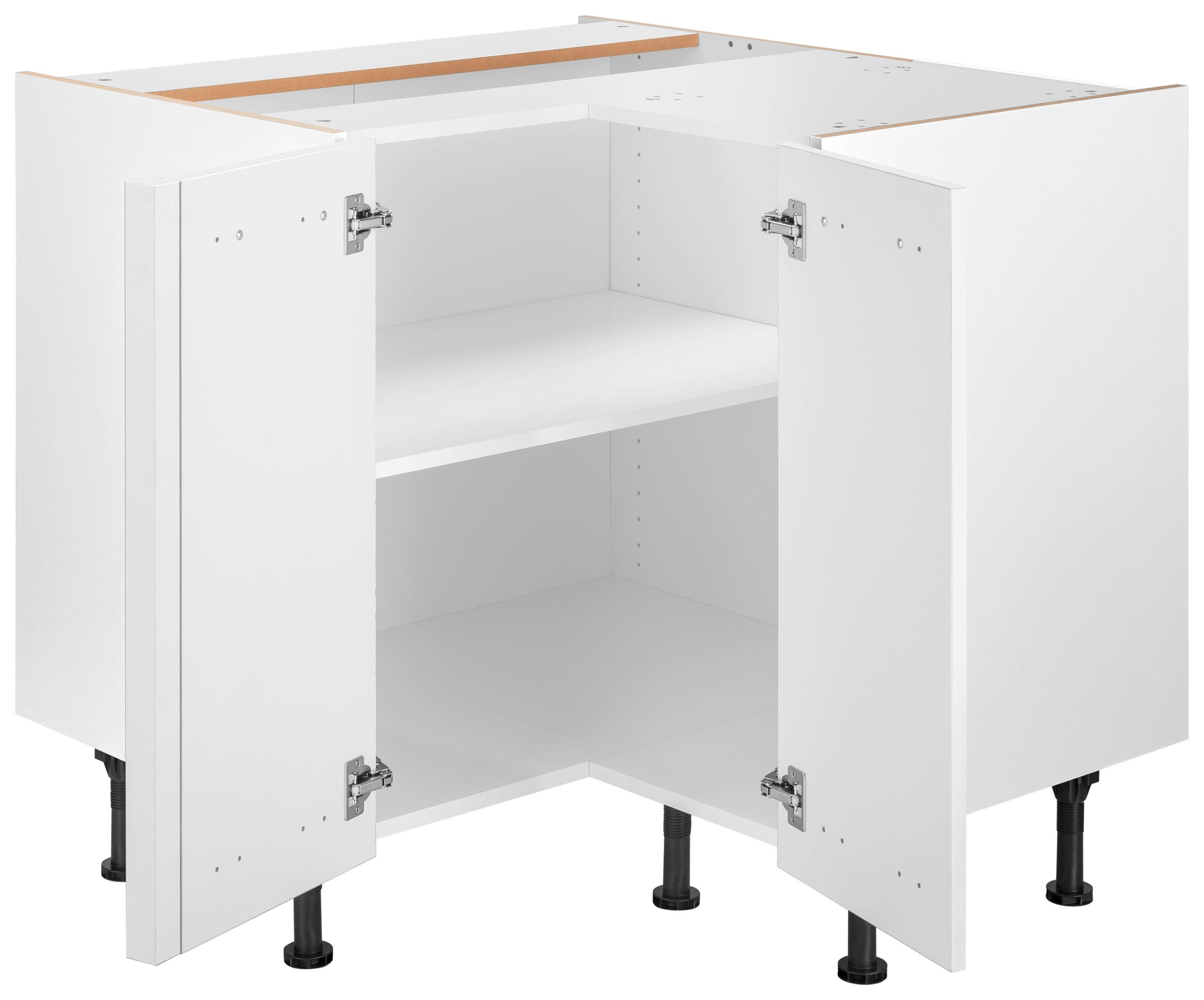 OPTIFIT Hoekonderkast Elga met soft-close-functie, in hoogte verstelbare poten, breedte 90x90 cm