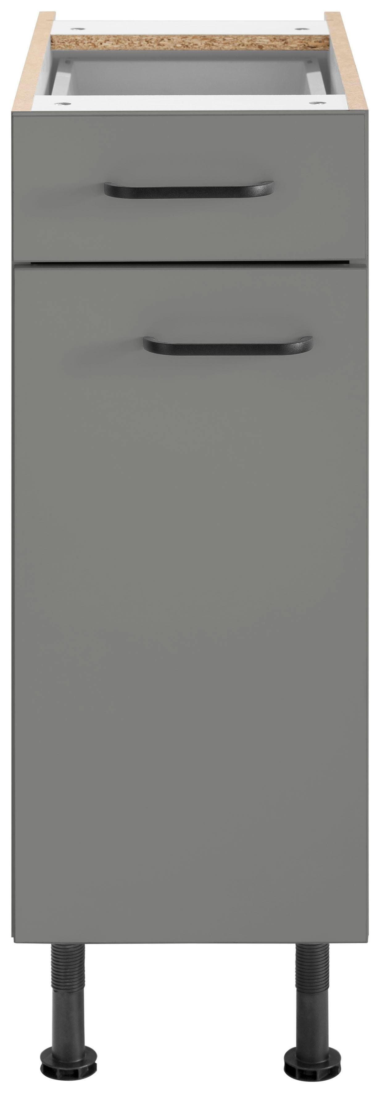OPTIFIT Onderkast Elga met soft-close-functie, in hoogte verstelbare poten, breedte 30 cm onderkasten grijs