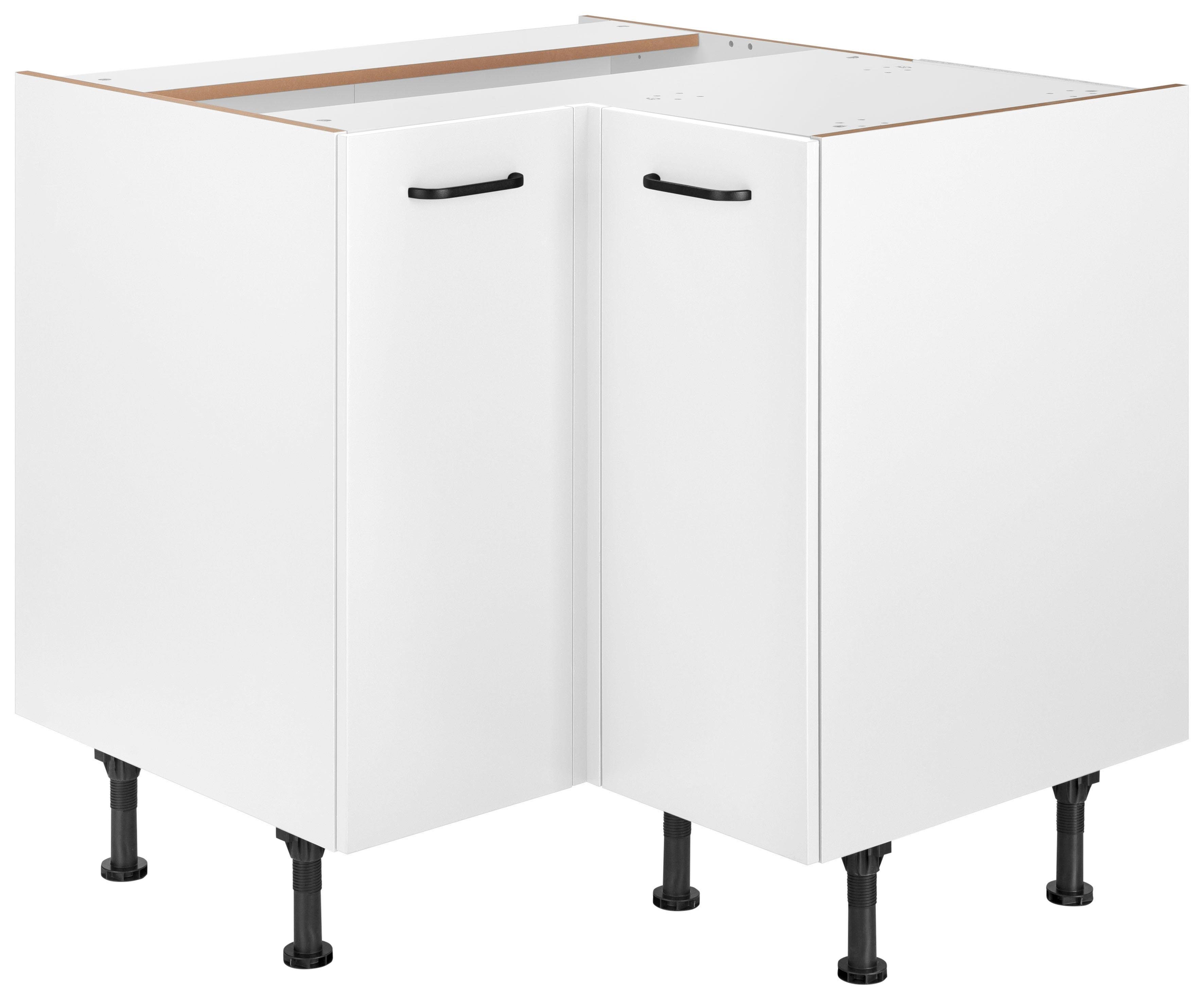 OPTIFIT Hoekonderkast Elga met soft-close-functie, in hoogte verstelbare poten, breedte 90x90 cm