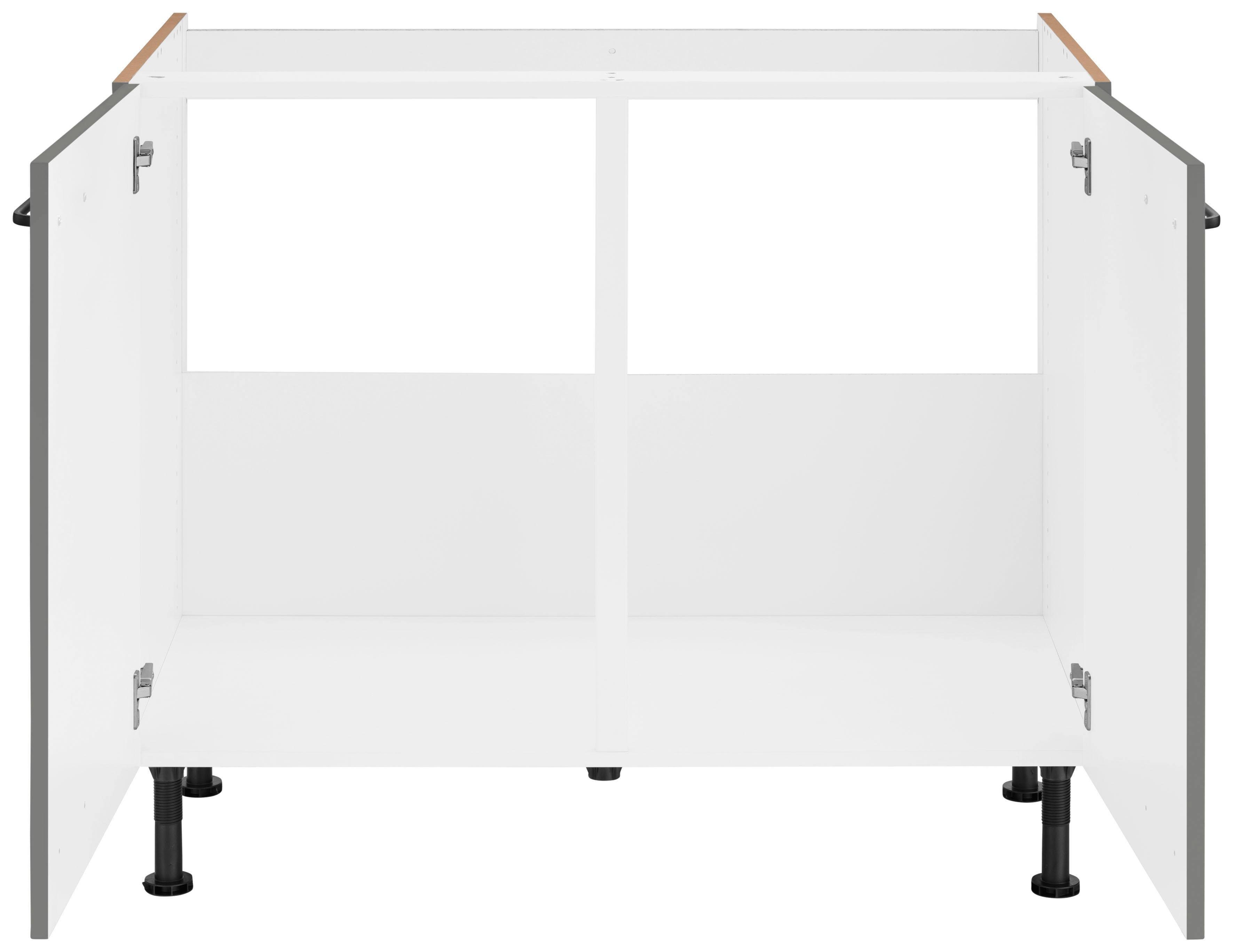 OPTIFIT Gootsteenkast Elga met soft-close-functie, in hoogte verstelbare poten, breedte 100 cm