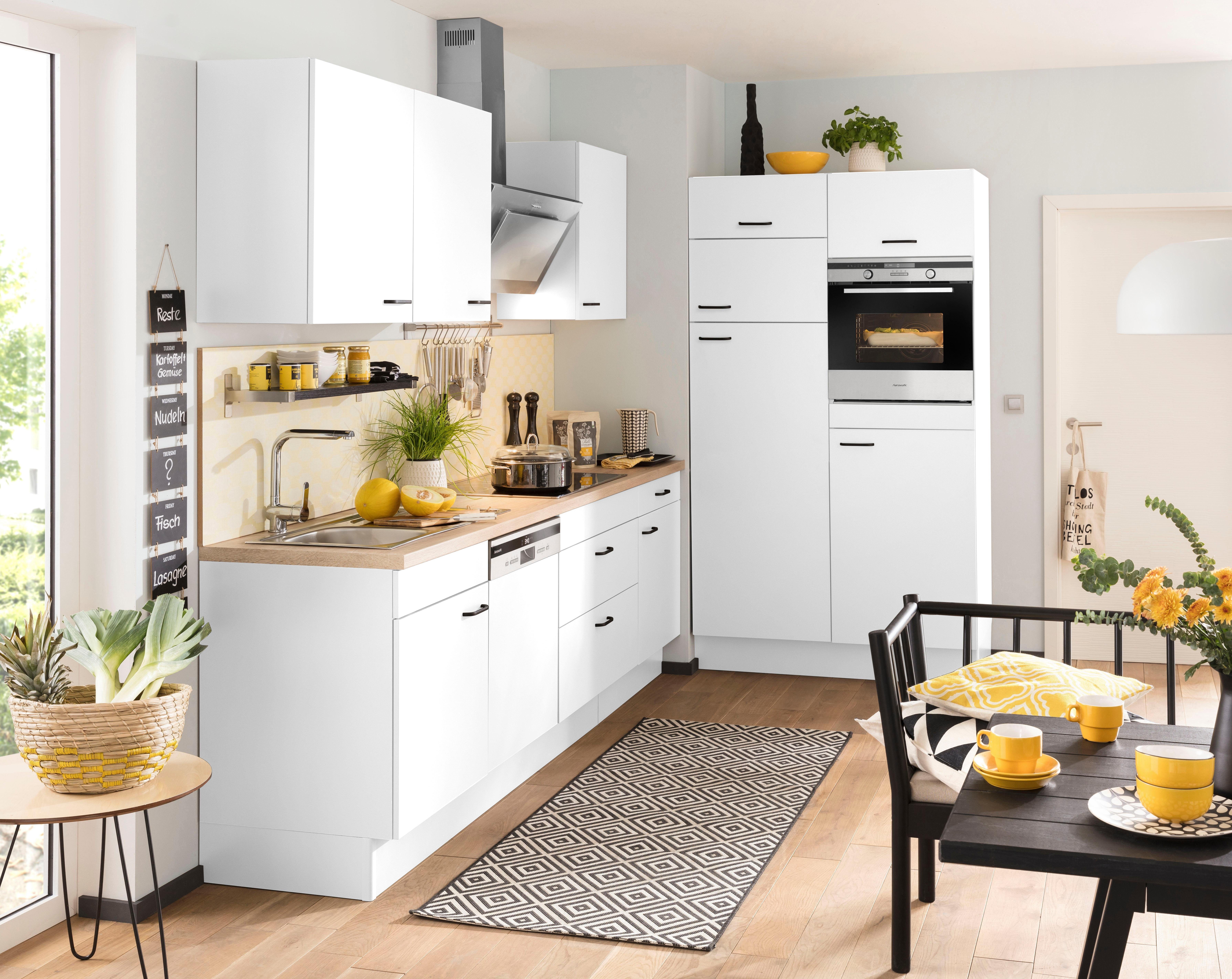 OPTIFIT Keukenblok Elga Premium keuken, soft-close functie, grote volledig uittrekbare lades, breedte 390 cm