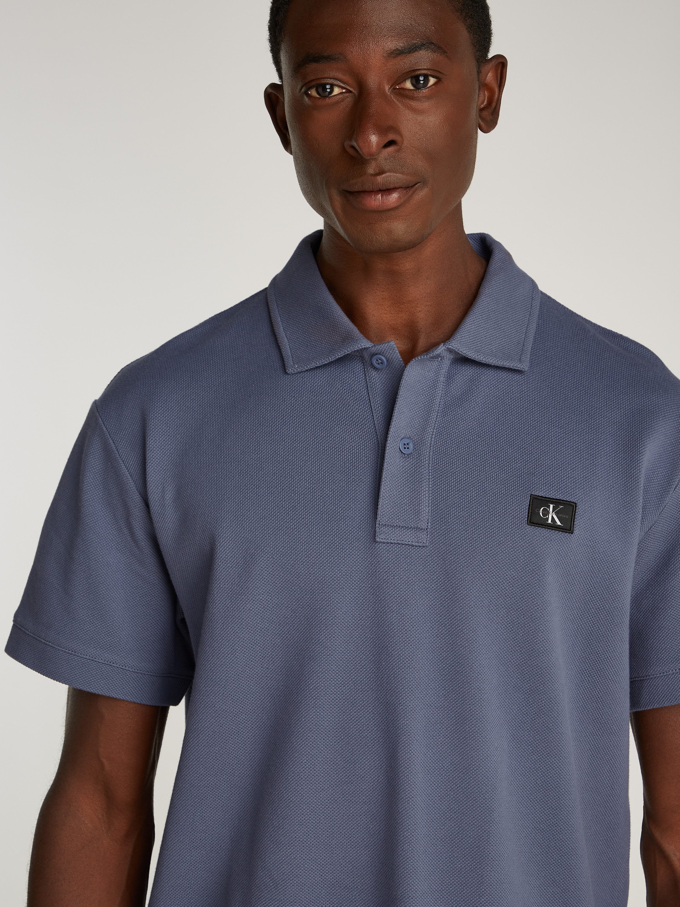 Calvin Klein Poloshirt WOVEN LABEL POLO