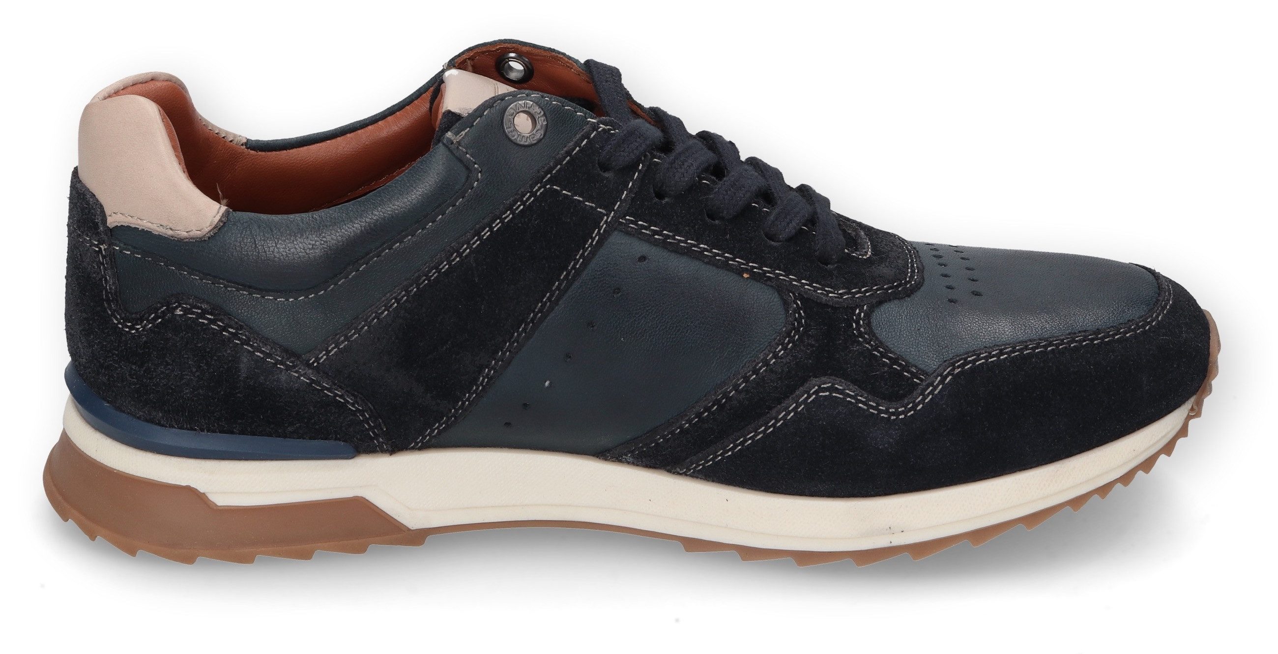 camel active Sneakers , runner sneaker, veterschoen, vrijetijdsschoen met leren voering
