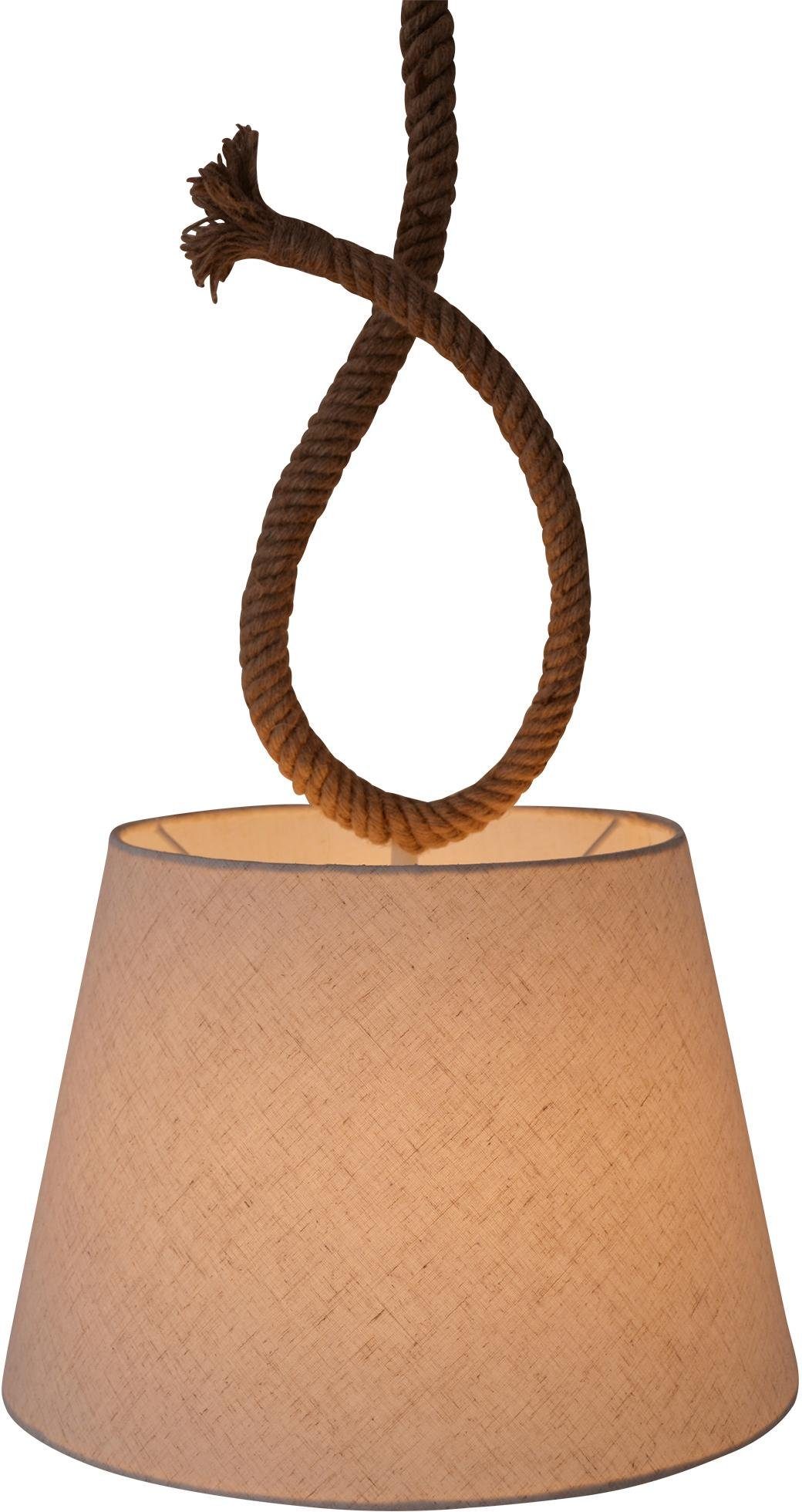 näve Hanglamp Rope excl. 1x e27 max. 40 w, touw ecru (1 stuk)