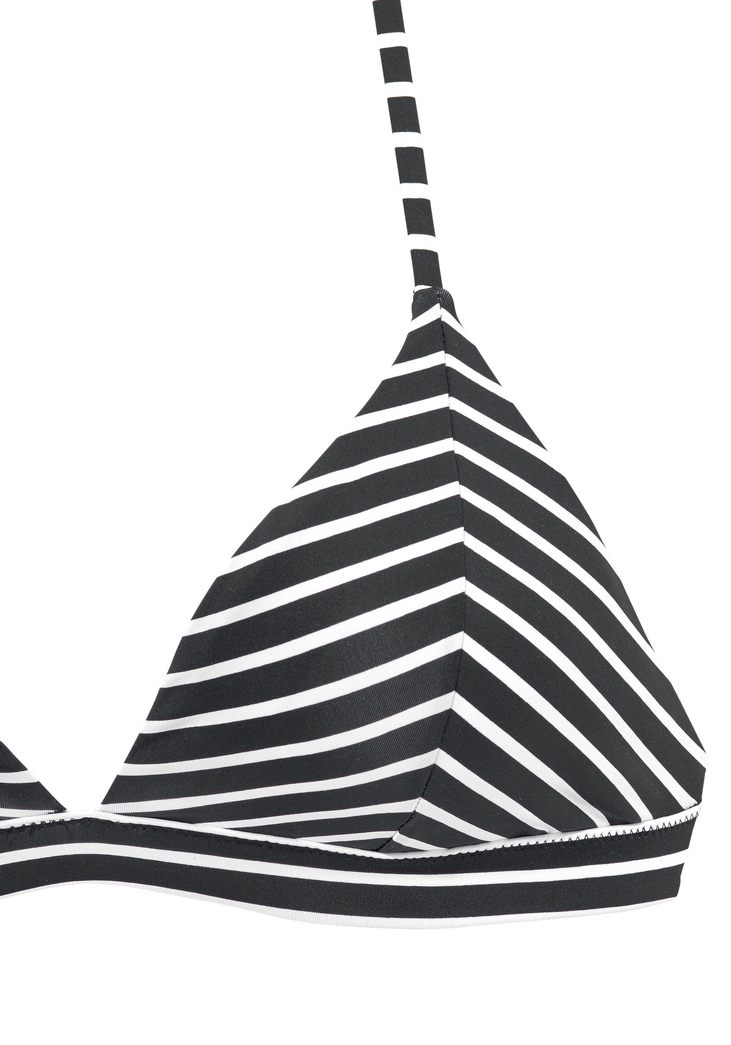 s.Oliver RED LABEL Beachwear Triangel-bikinitop HILL gestreept