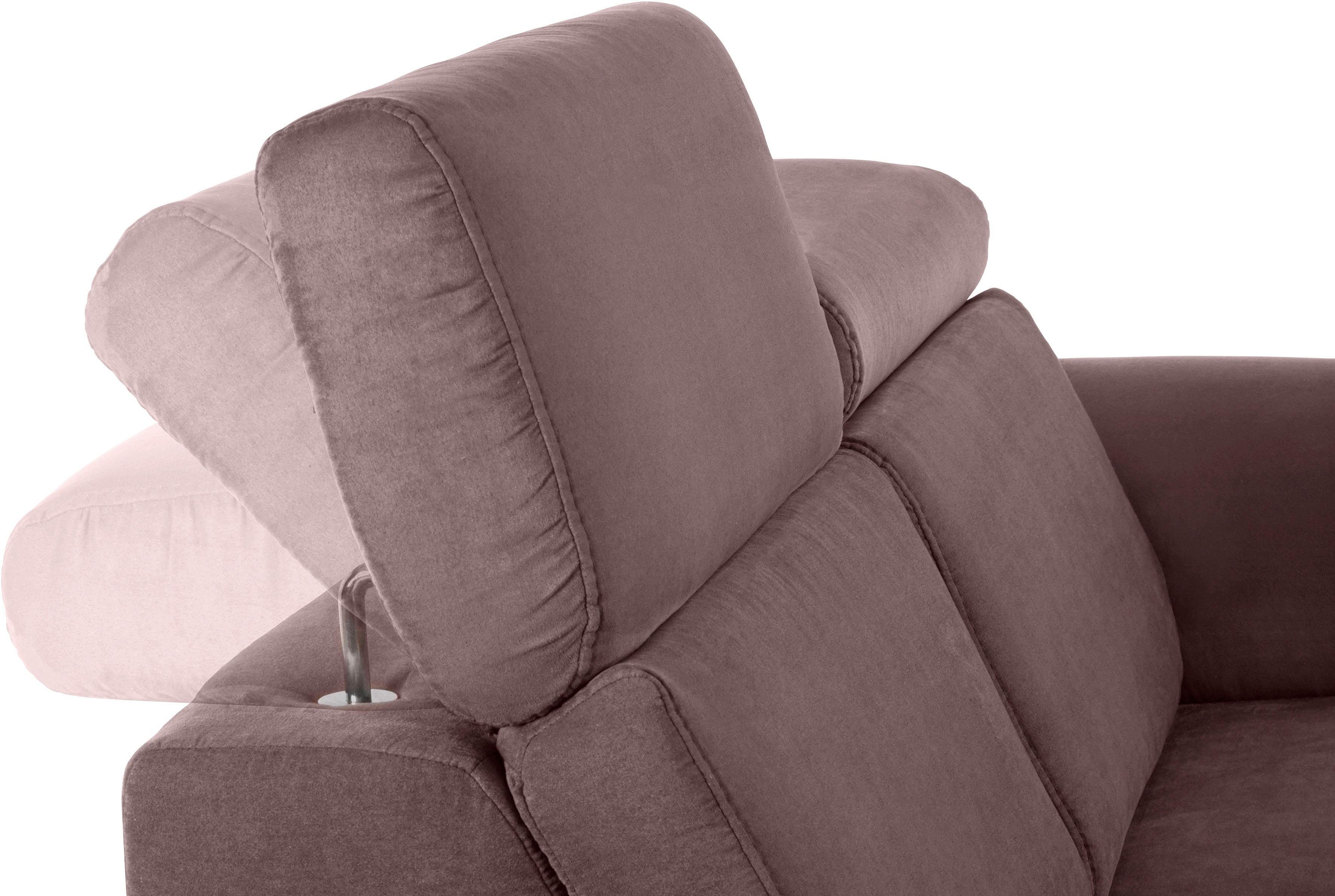 sit&more 2,5-zitsbank Arngast met binnenvering en verstelbare hoofdsteun