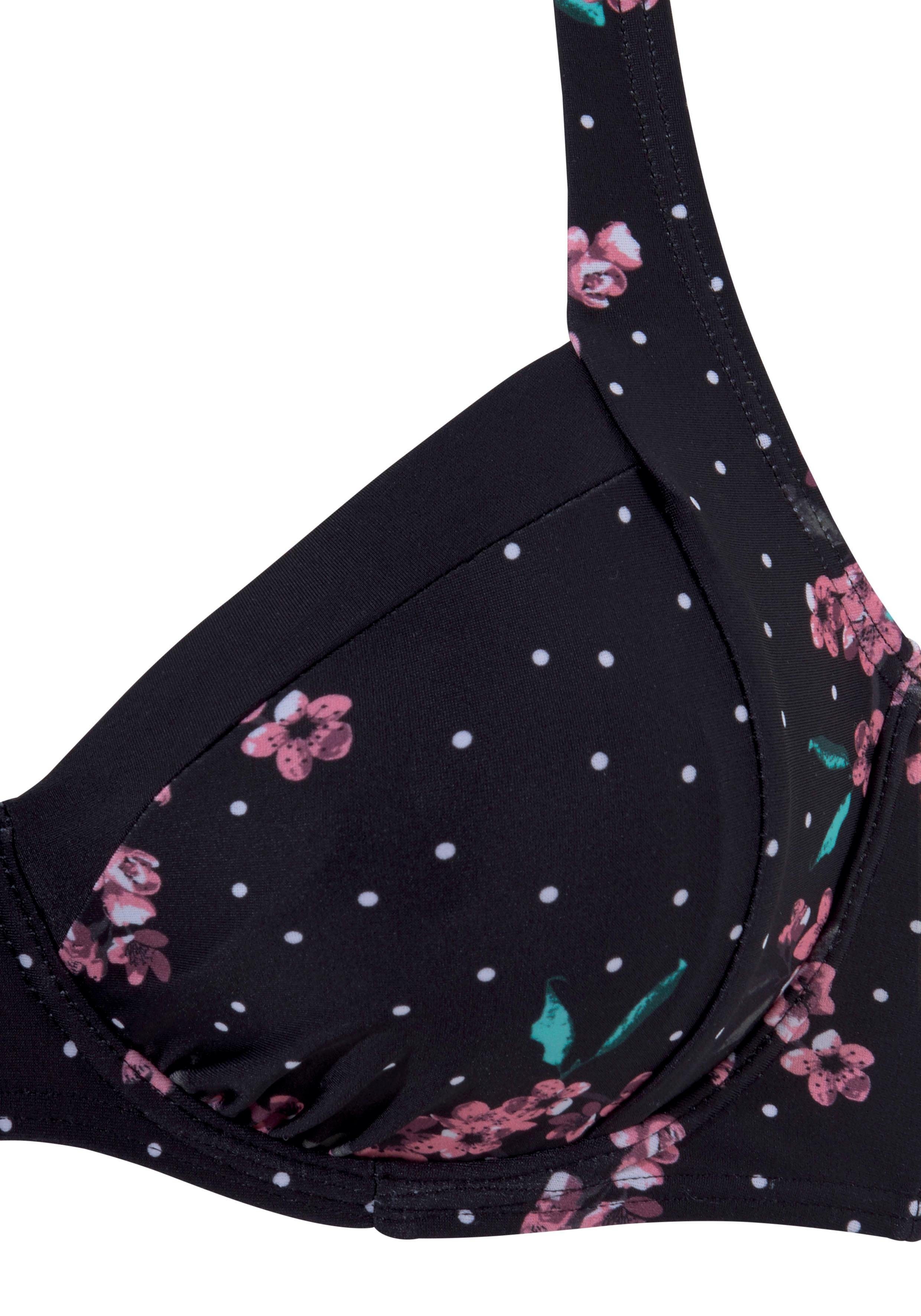 Lascana Beugelbikini met gebloemde print