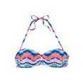 venice beach bandeau-bikinitop blauw