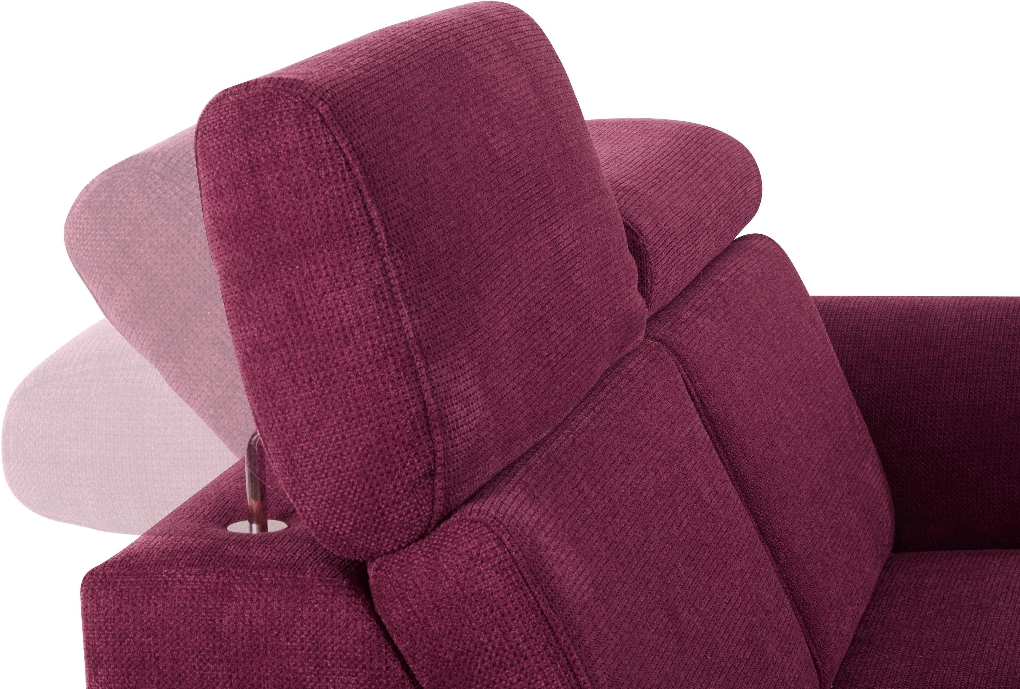 sit&more 2,5-zitsbank Arngast met binnenvering en verstelbare hoofdsteun