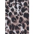lascana triangelbikini met luipaardprint en push-upeffect bruin