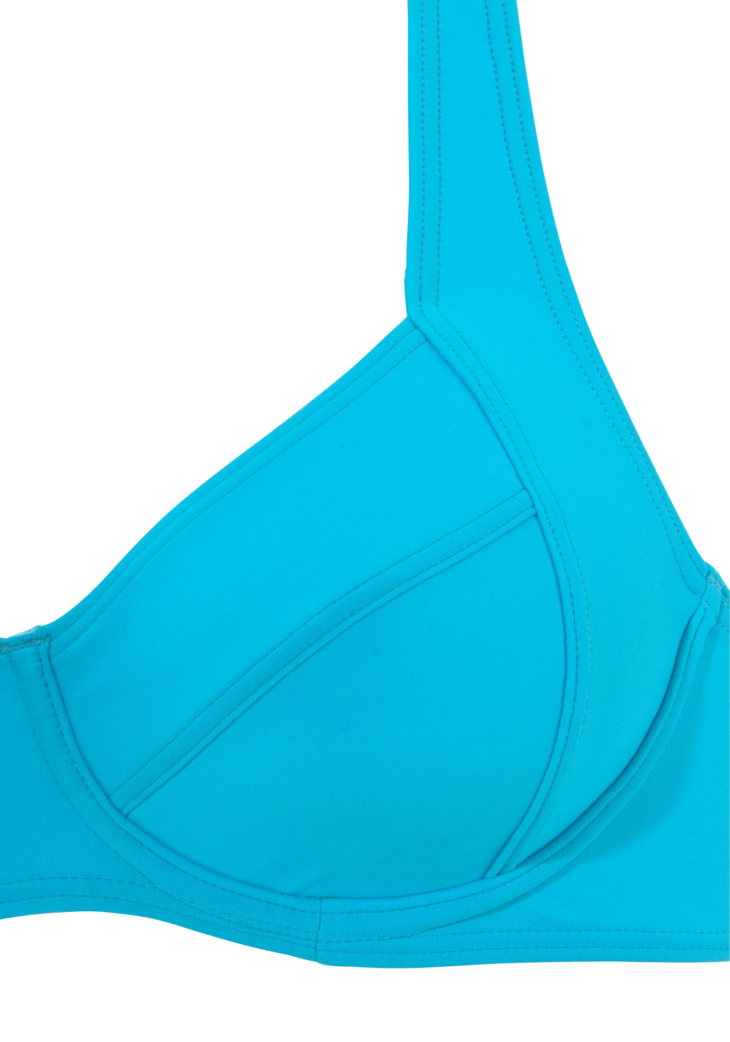 Lascana Beugelbikini met opzij aangerimpeld bikinibroekje