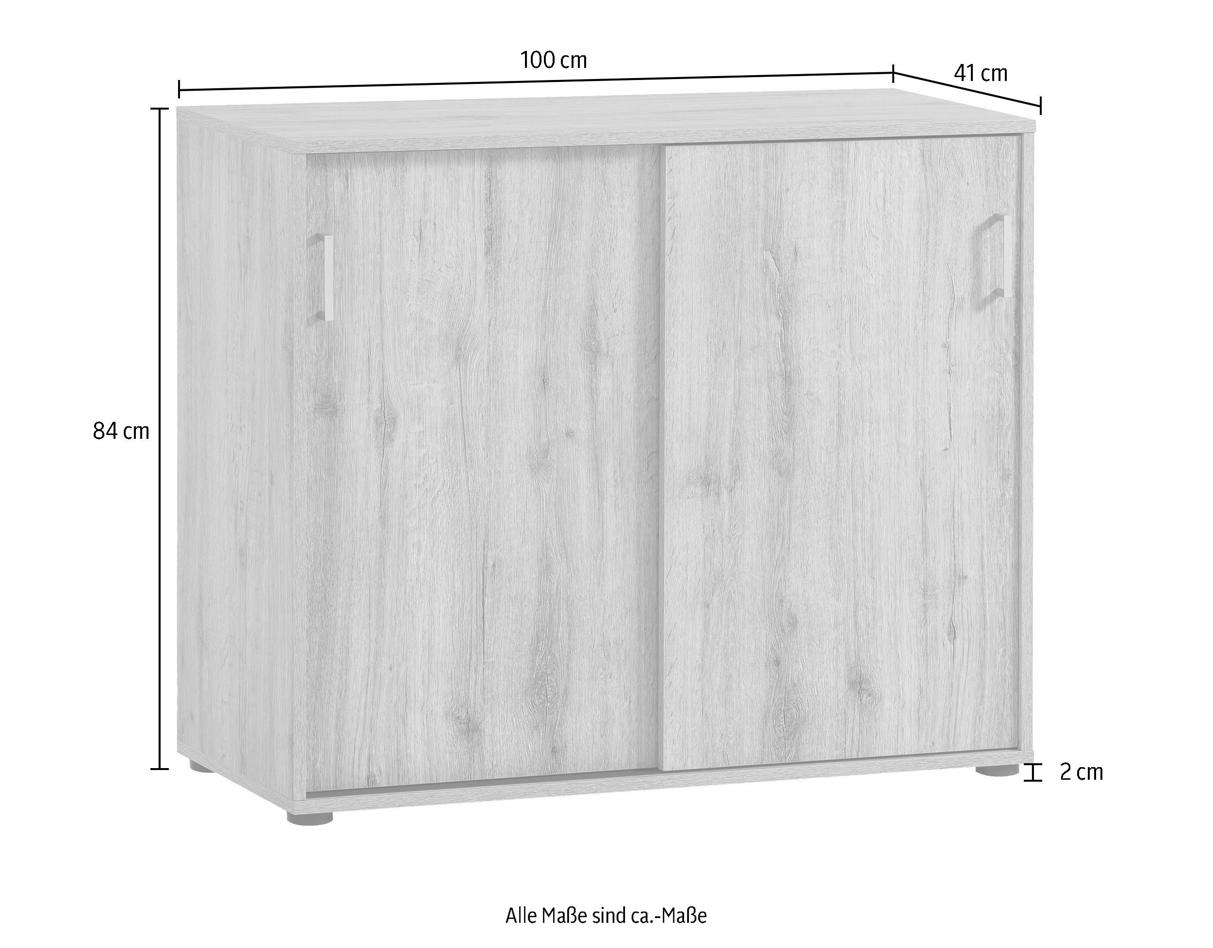 Schildmeyer Archiefkast Baku 100 x 63 cm, schuifdeuren, made in germany