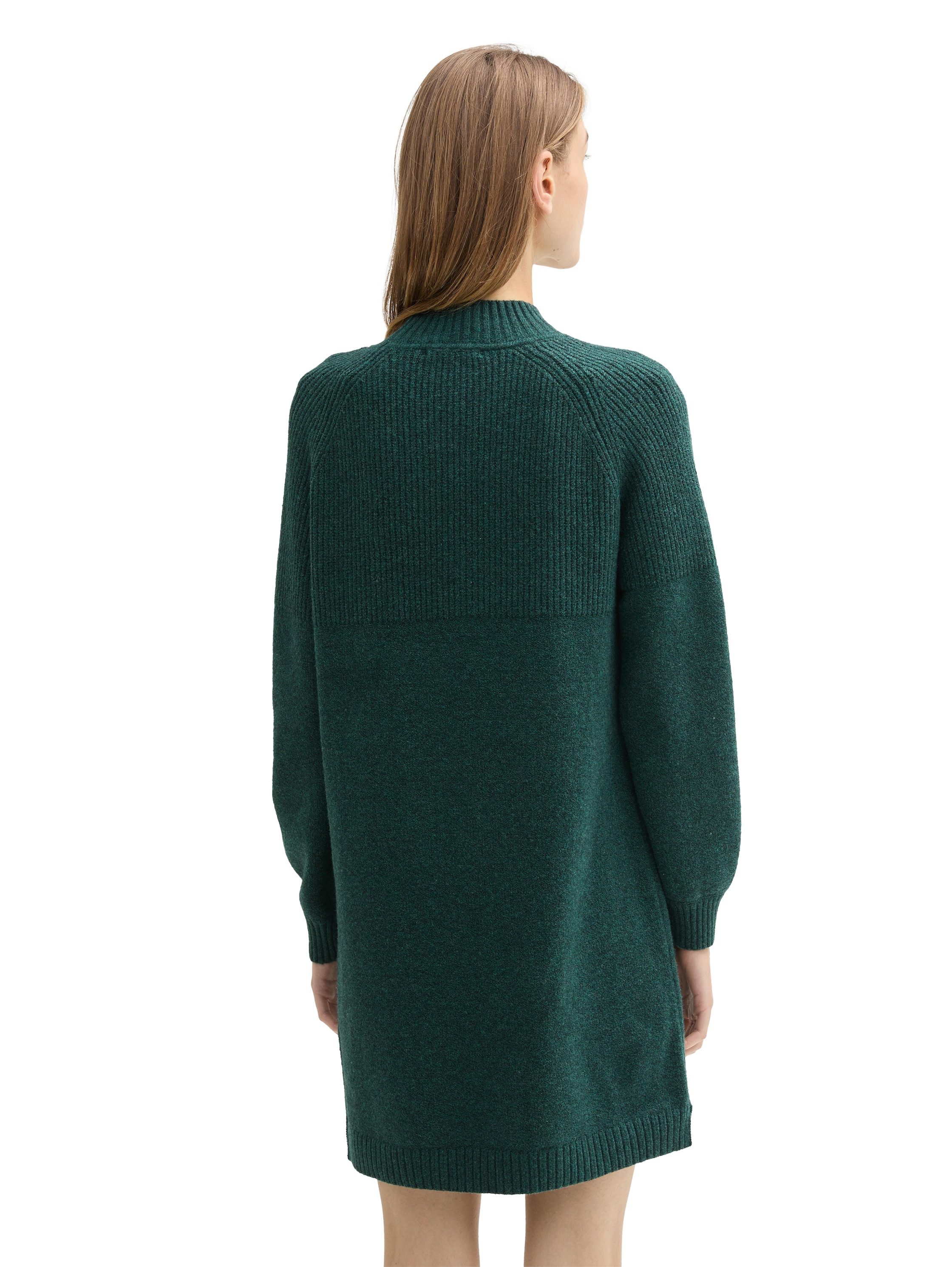 Tom Tailor Denim Gebreide jurk met ribstructuur