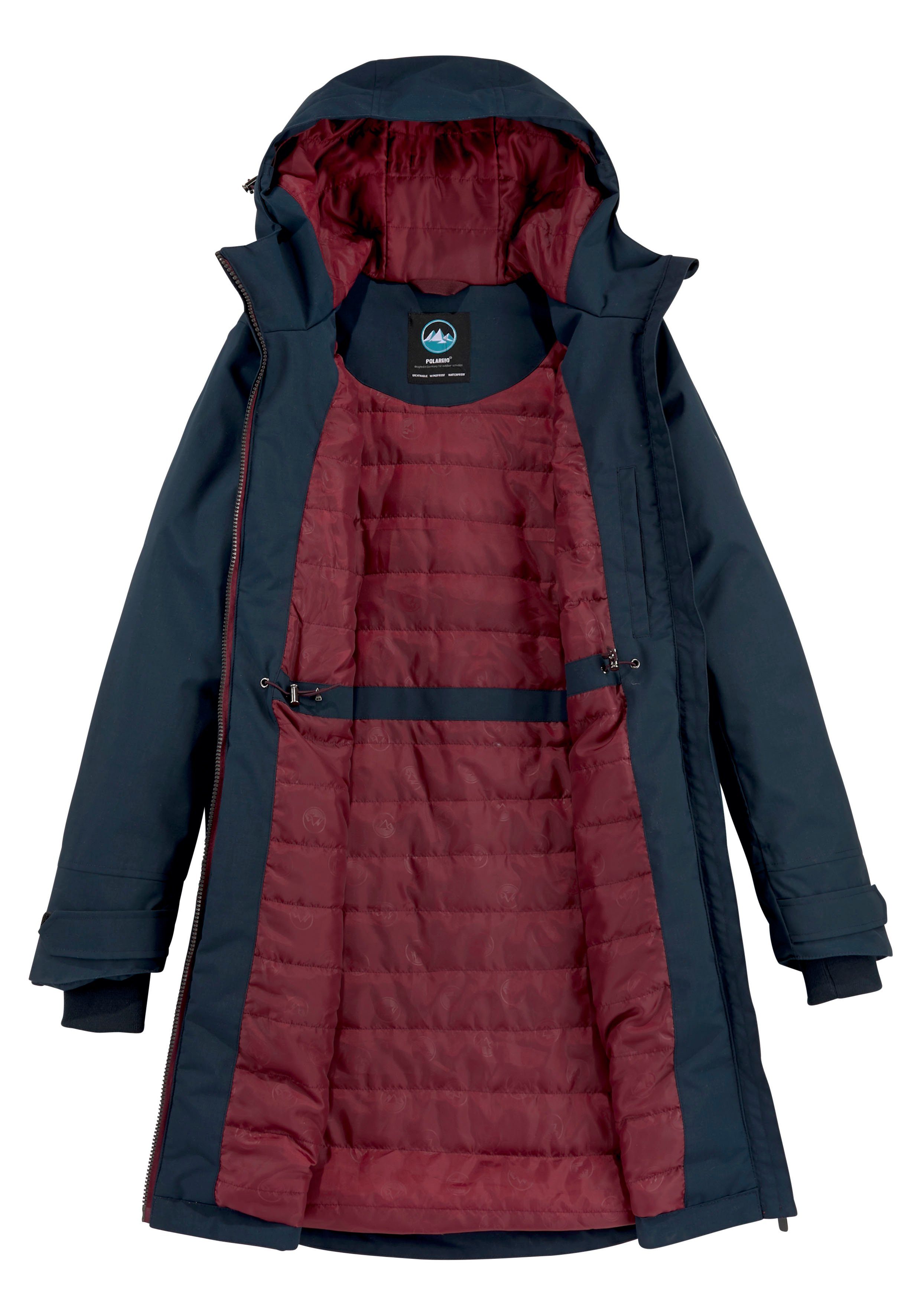 Polarino Functionele parka waterdicht, ademend & winddicht. waterkolom 3000mm