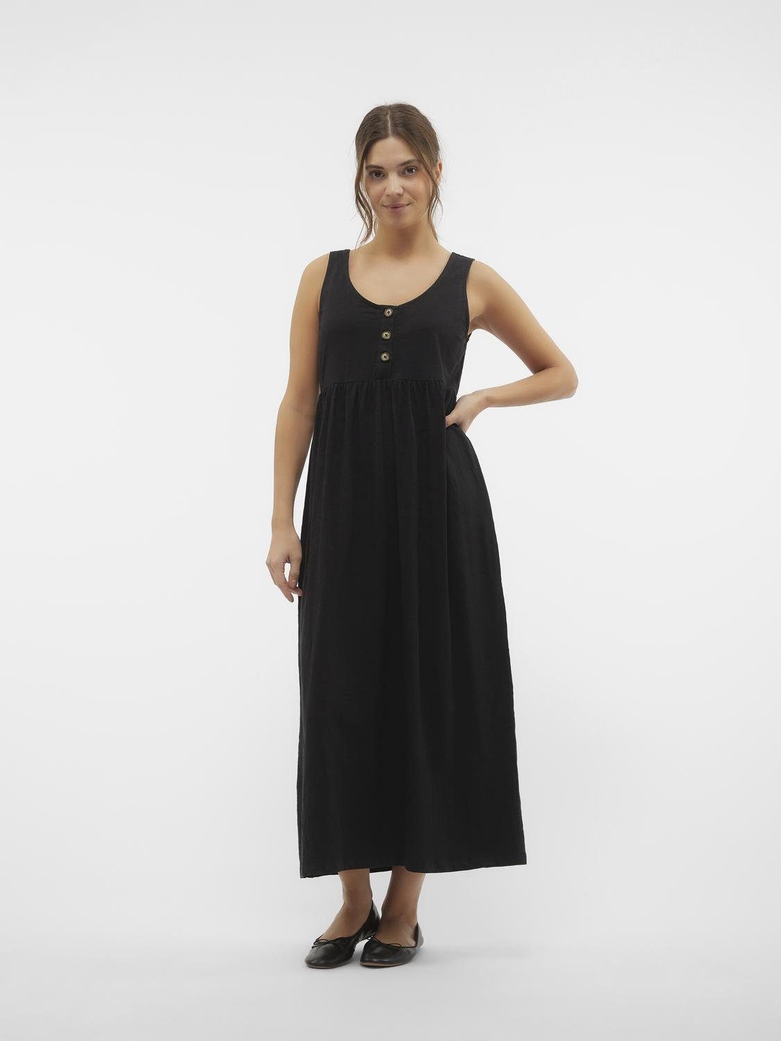 Mamalicious Jurk in overgooiermodel MLEVI LIA SL JRS ANKLE DRESS 2F NOOS