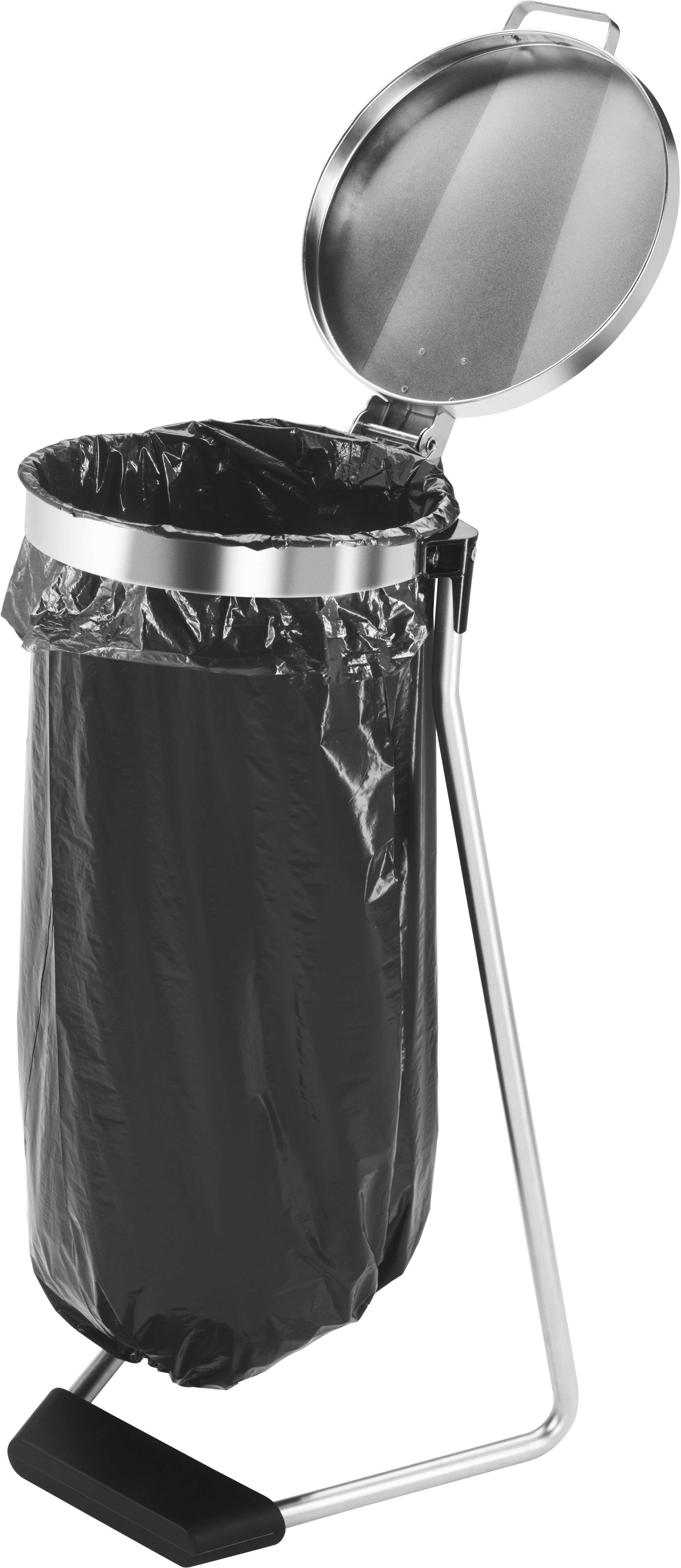Hailo Vuilniszakstandaard ProfiLine MSS Design XXXL 120 liter, grijs, vuilniszak-fixatie