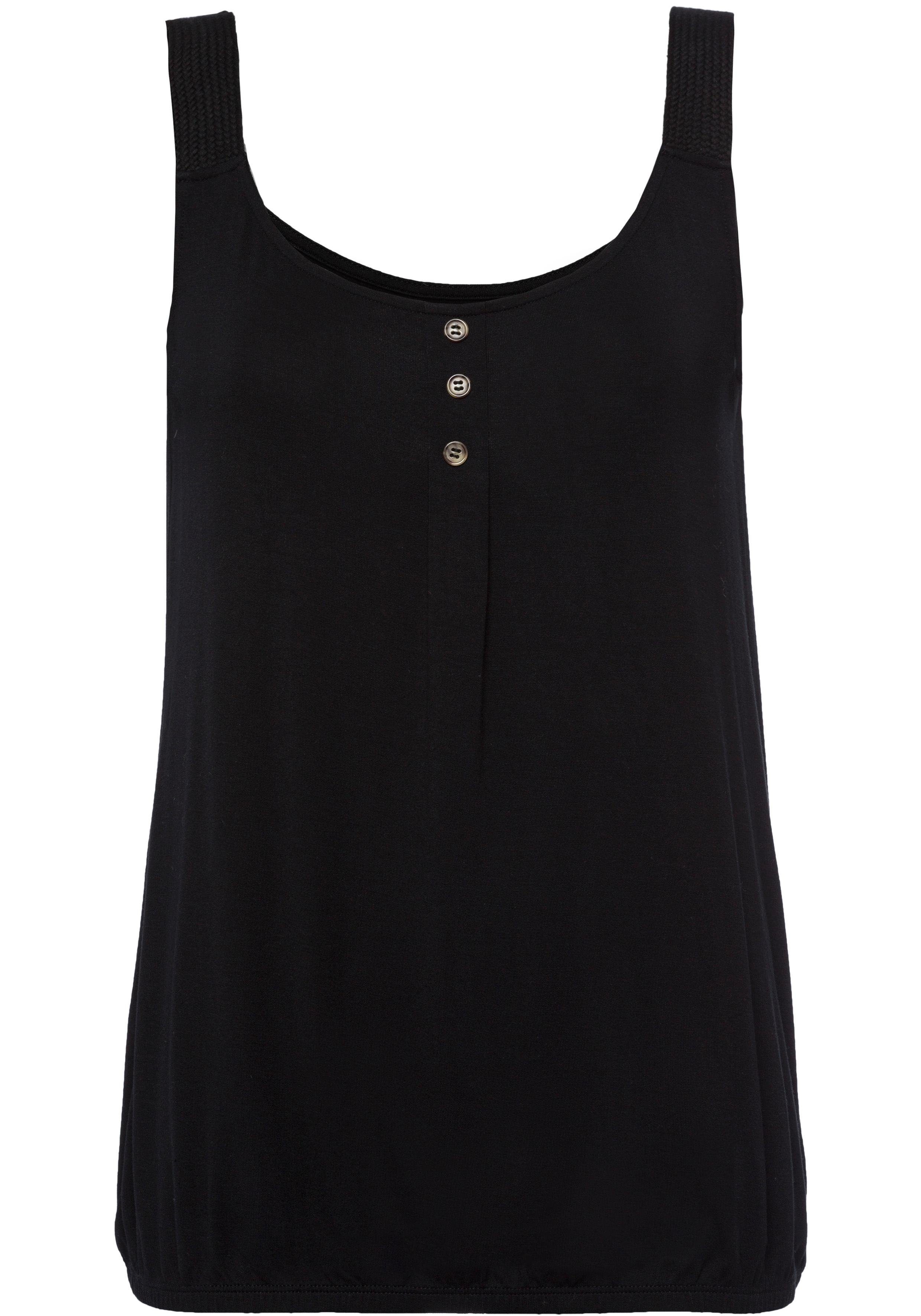 Lascana Strandtop Met gevlochten bandjes van zachte viscose-stretch (Set van 2)