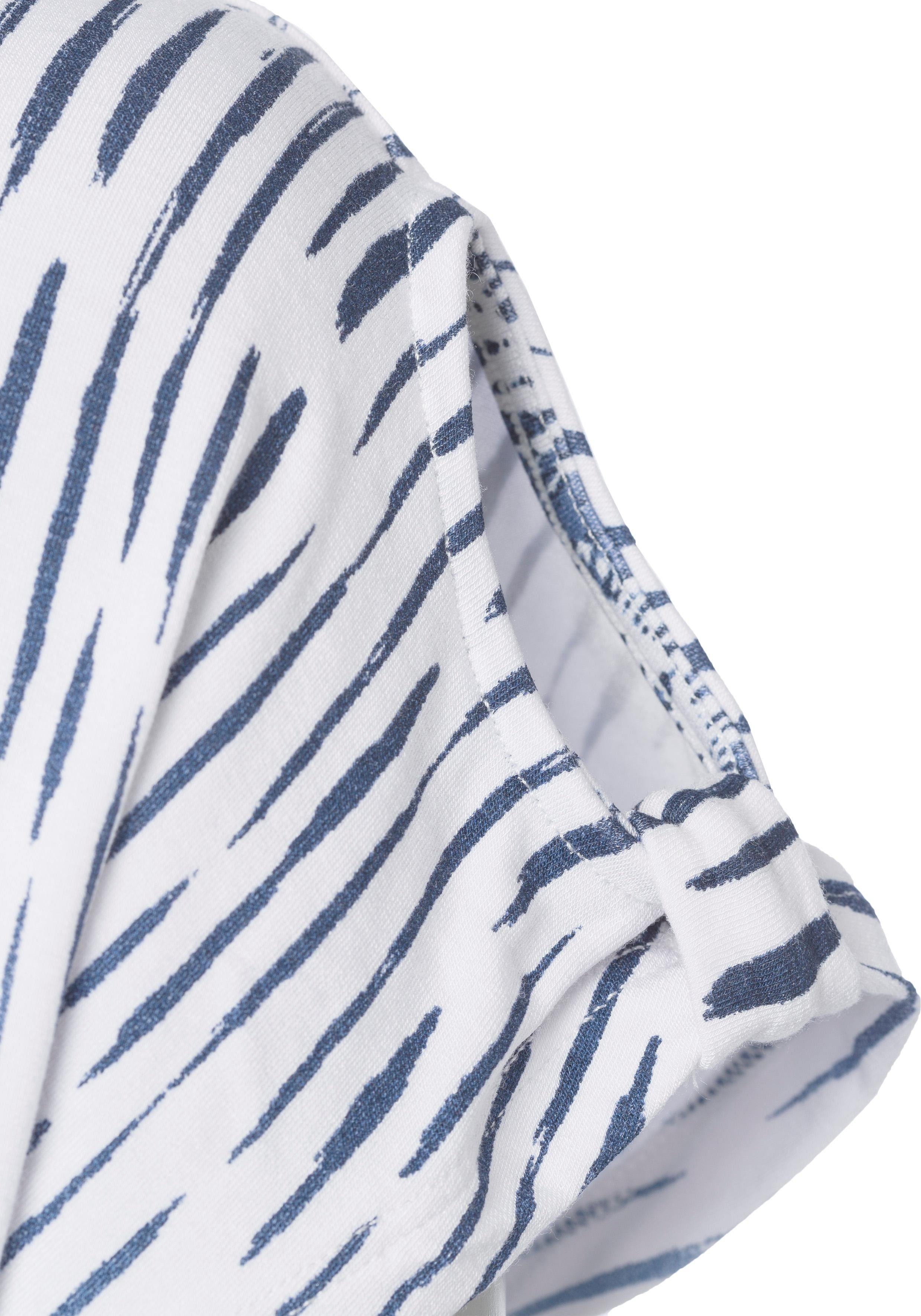 Lascana T-shirt Met kleine cut-out op de mouw (Set van 2)