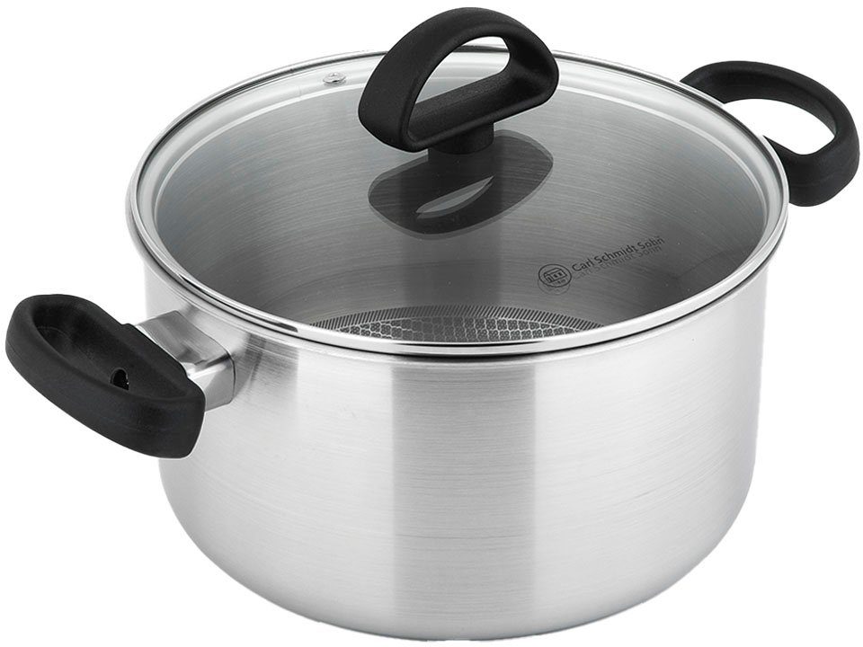CS-Solingen Braadpan Premium Inductie braadpannen maat Ø 24 cm zilver