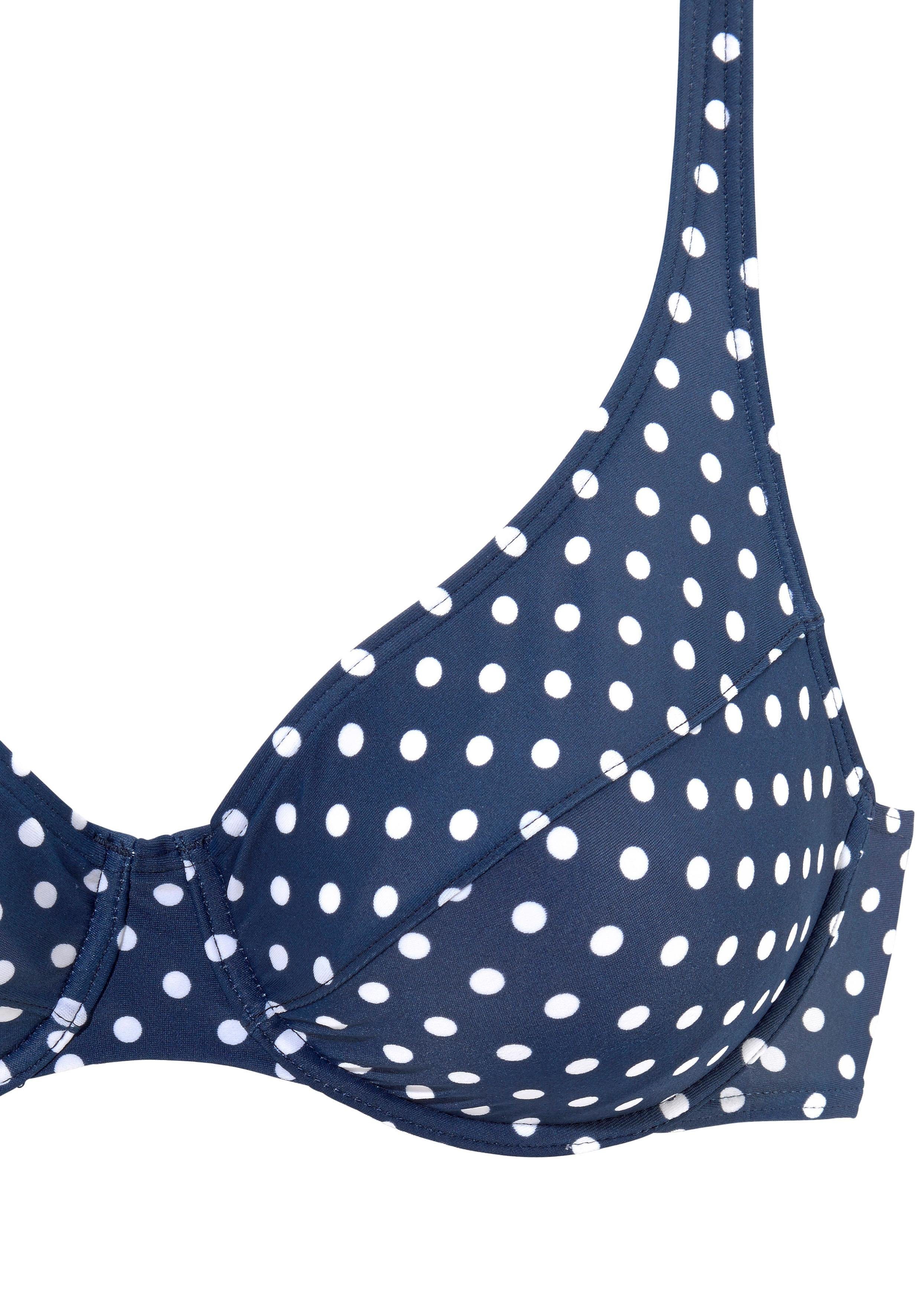 Lascana Beugelbikini met modieuze stippen