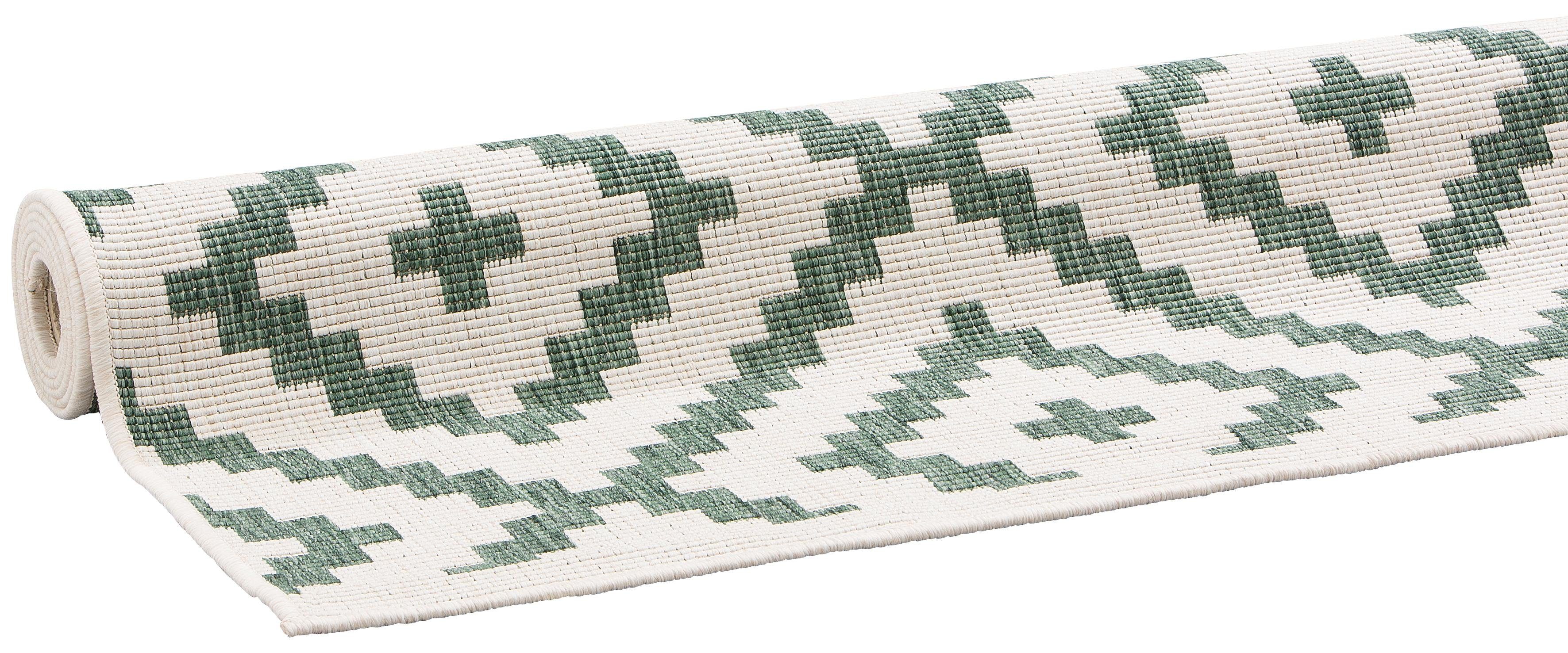my home Vloerkleed Ronda tweezijdig te gebruiken kleed Sisal-look, platweefsel, in- en outdoor, geometrisch boho design