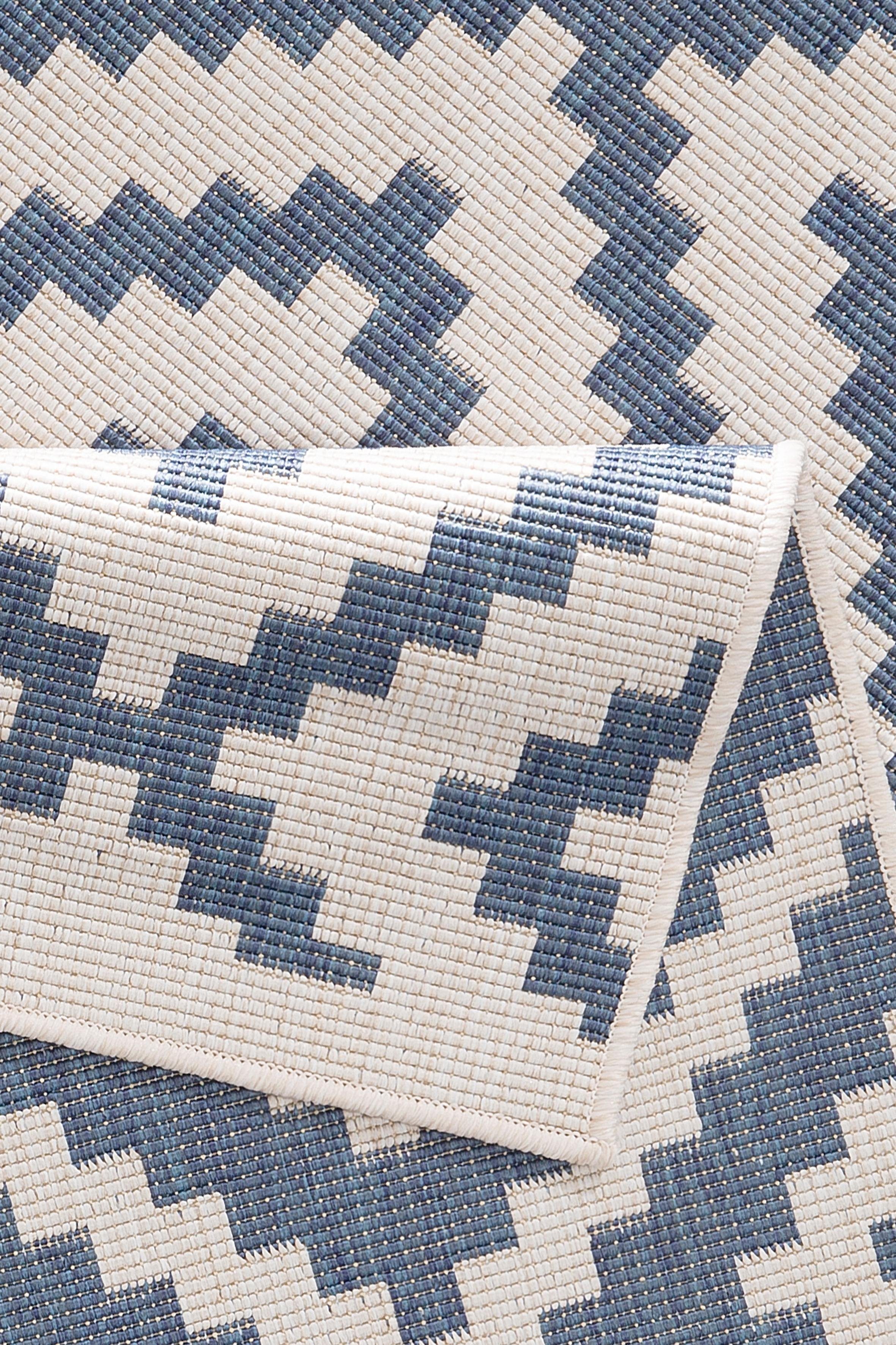 my home Vloerkleed Ronda tweezijdig te gebruiken kleed Sisal-look, platweefsel, in- en outdoor, geometrisch boho design