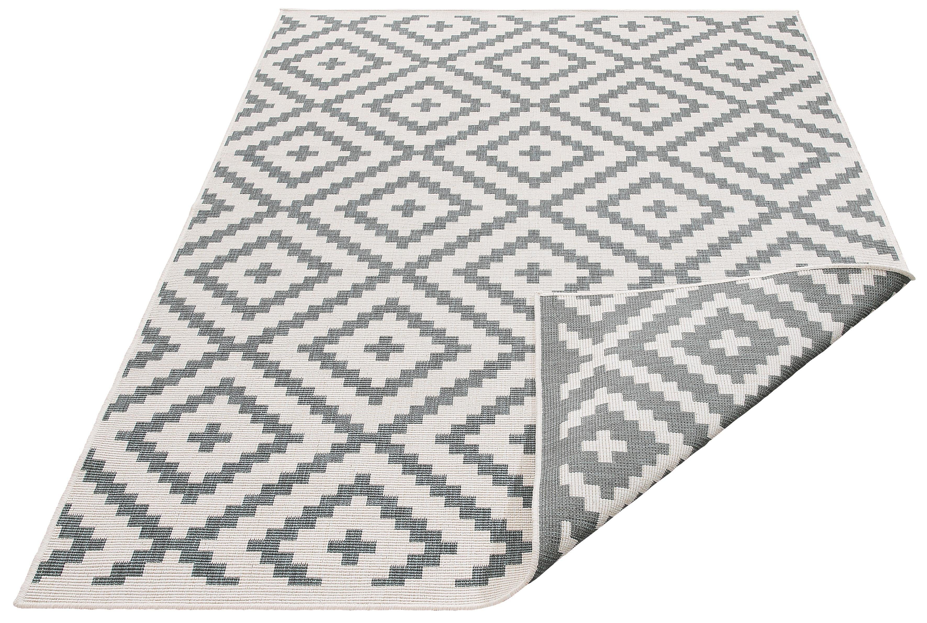 my home Vloerkleed Ronda tweezijdig te gebruiken kleed Sisal-look, platweefsel, in- en outdoor, geometrisch boho design