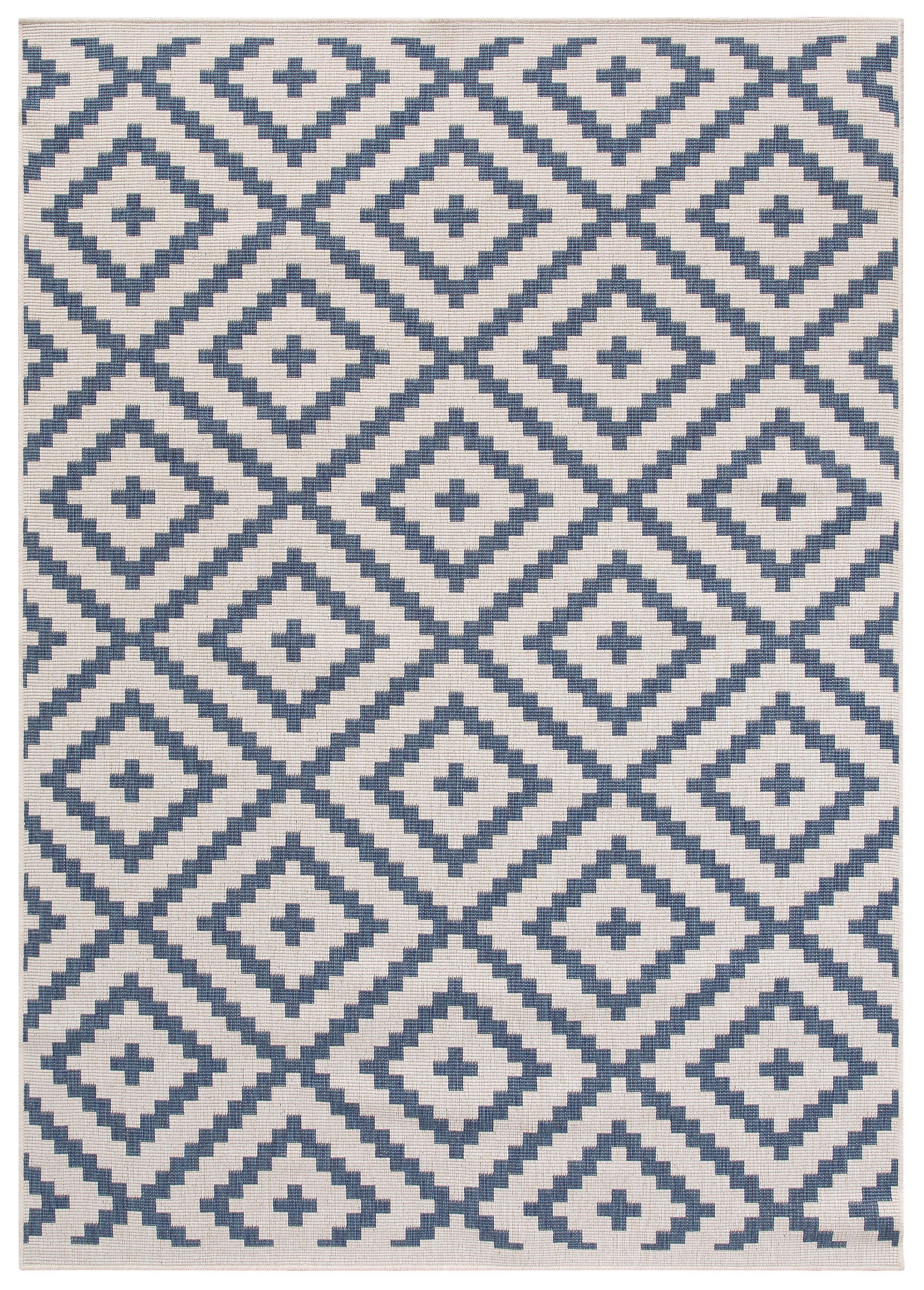 my home Vloerkleed Ronda tweezijdig te gebruiken kleed Sisal-look, platweefsel, in- en outdoor, geometrisch boho design