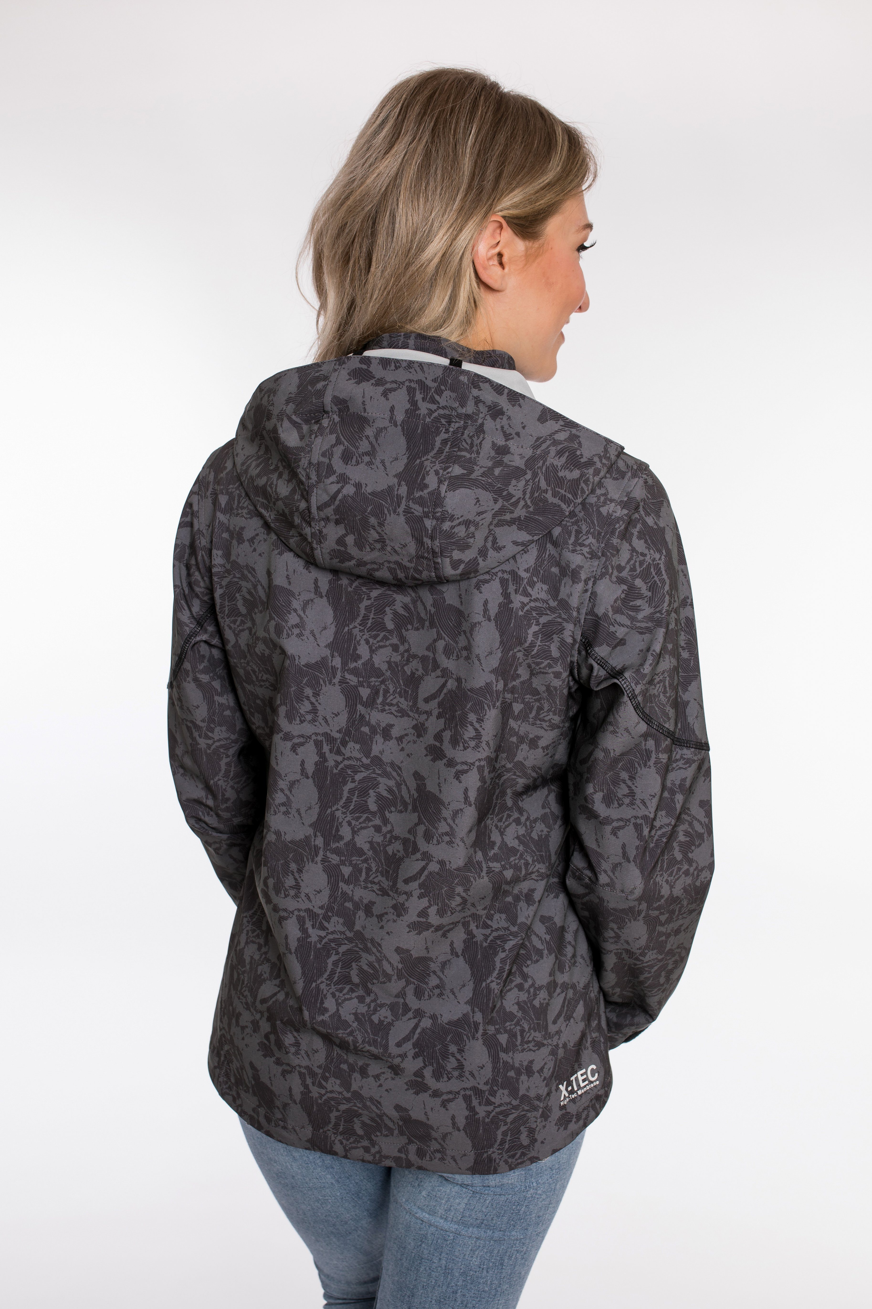 DEPROC Active Softshell-jack SHELBY PEAK WOMEN met afneembare capuchon