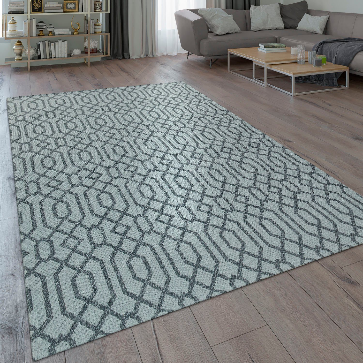 Paco Home Vloerkleed Varadero 462 3d-design, korte pool, woonkamer