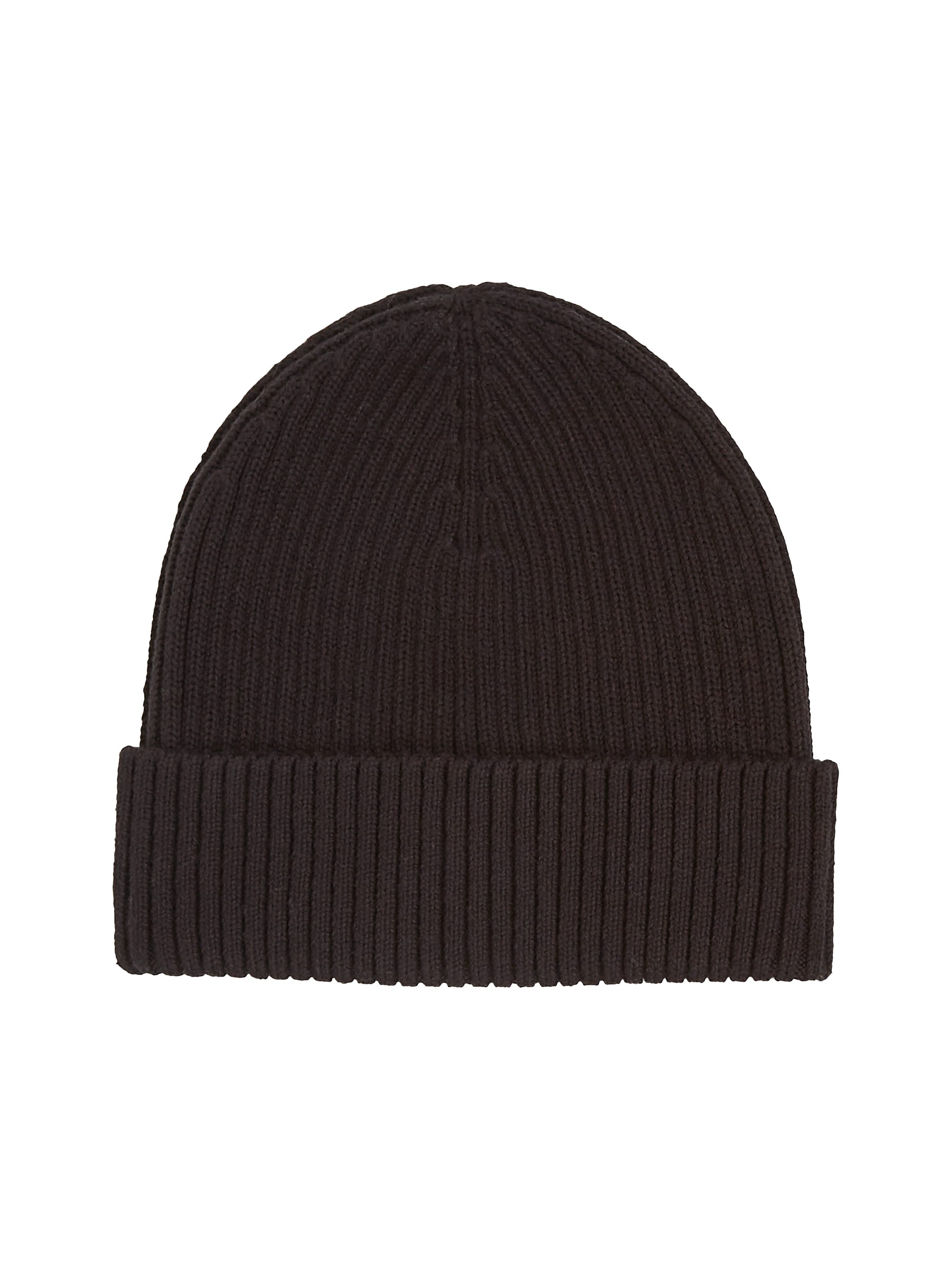 Calvin Klein Beanie CLASSIC COTTON RIB BEANIE