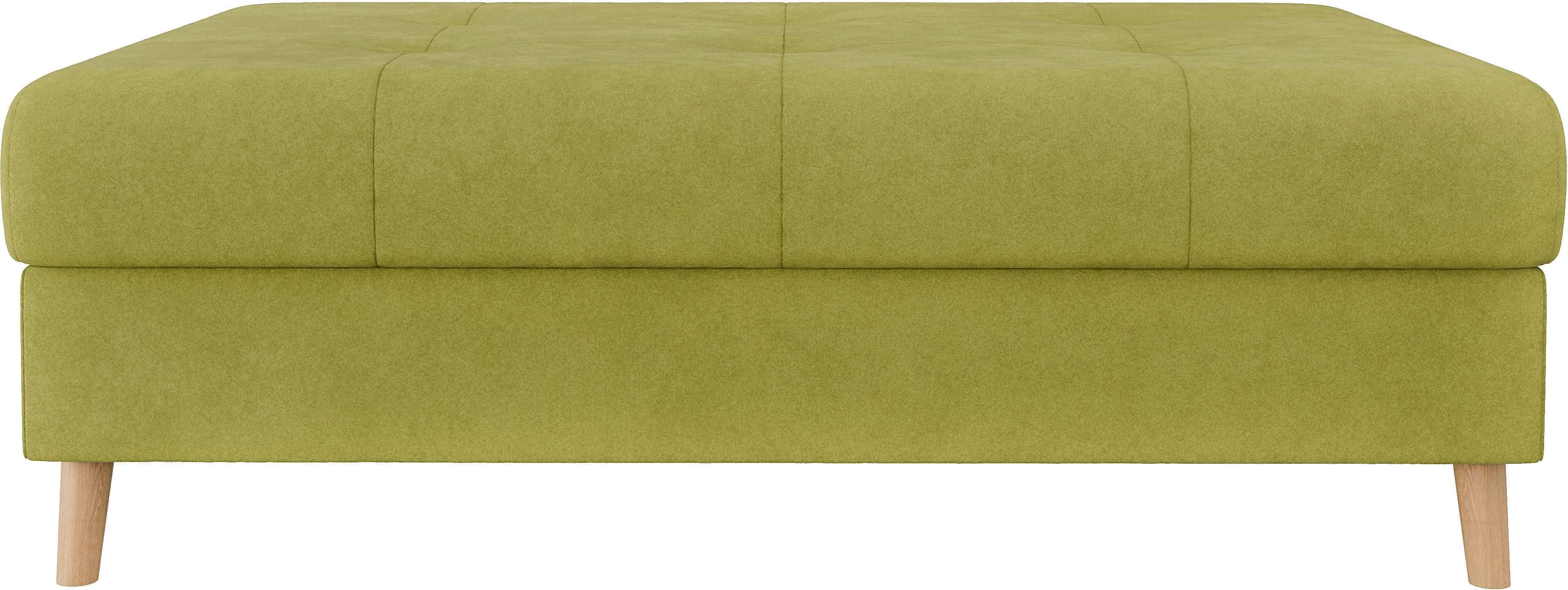 Home affaire Hocker CHARRE XXL, stiksel in het zitgedeelte, afmetingen: B/D/H: 118/73/40 cm