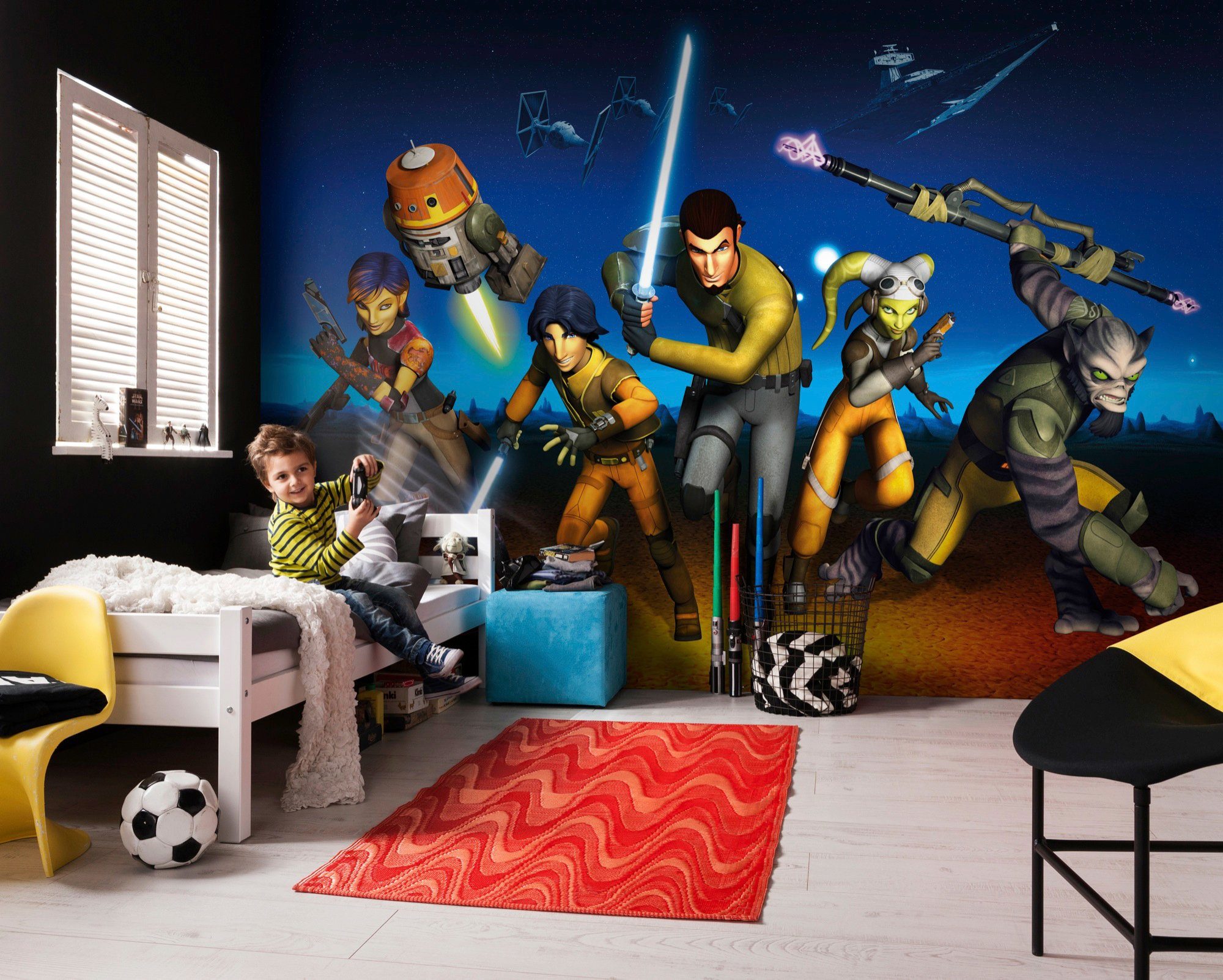 Komar Fotobehang STAR WARS Rebels Run - Afmeting 368 x 254 cm (set)