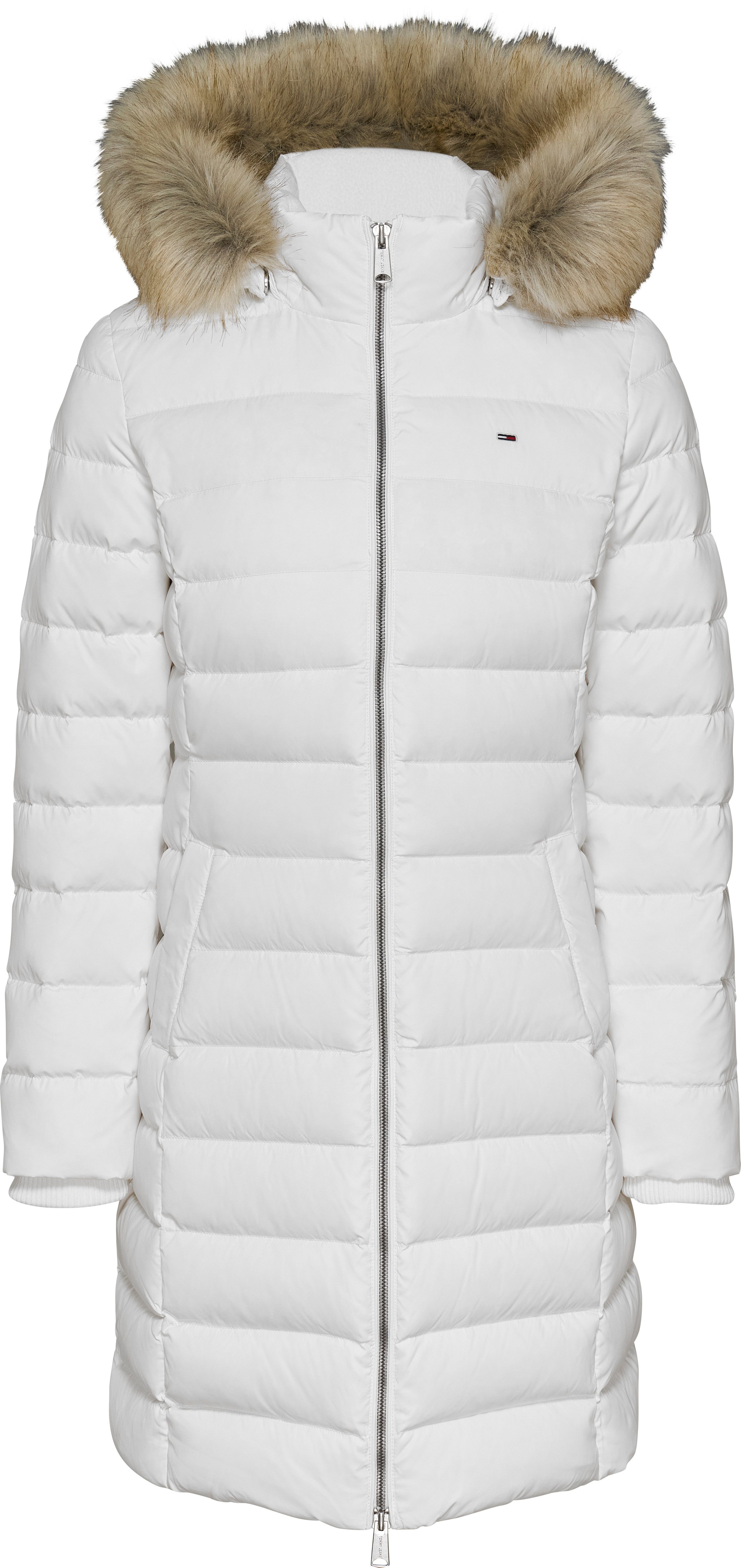 TOMMY JEANS Gewatteerde jas TJW ESSENTIAL HOODED DOWN COAT
