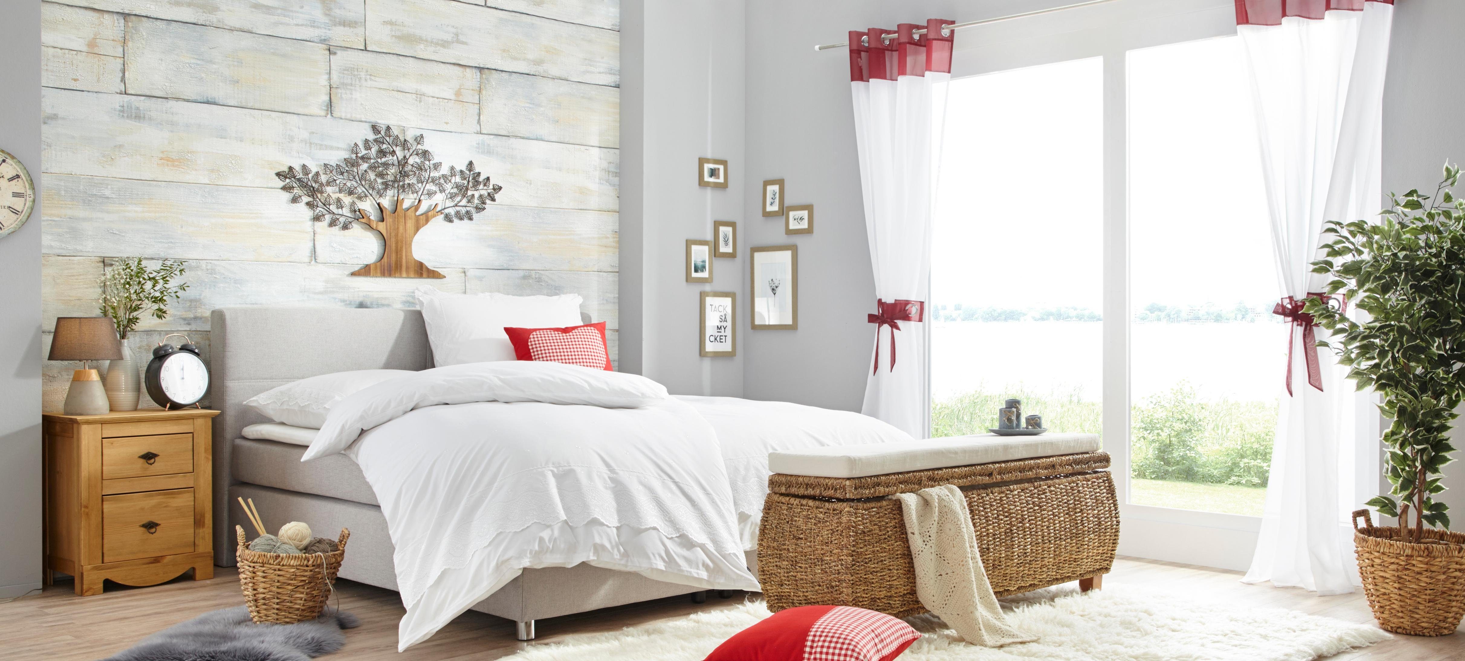 HOFMANN LIVING AND MORE Sierobject voor aan de wand Boom Materiaalmix van metaal en hout