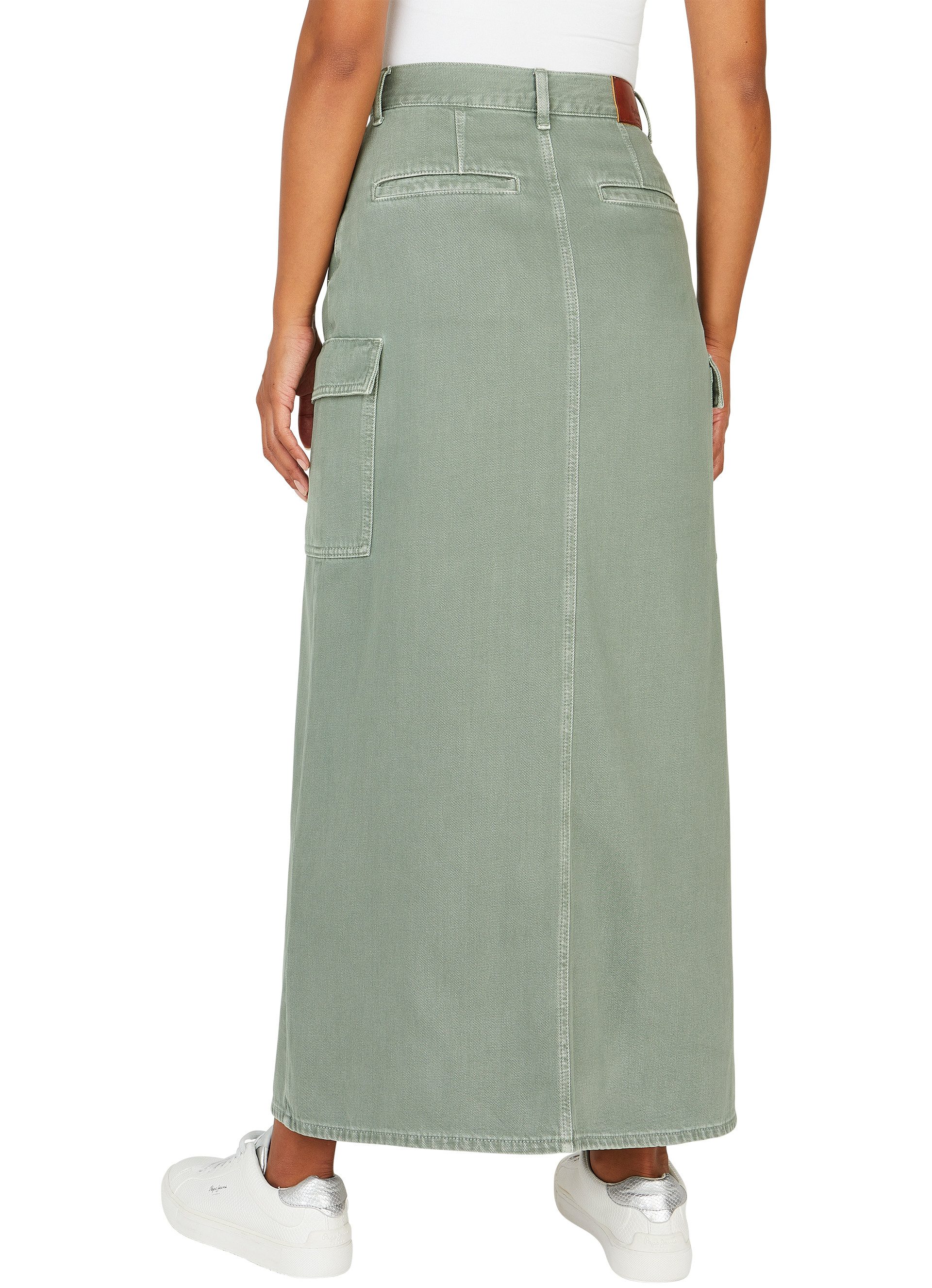 Pepe Jeans rok MAXI SKIRT HW CLR in trendy maxilengte