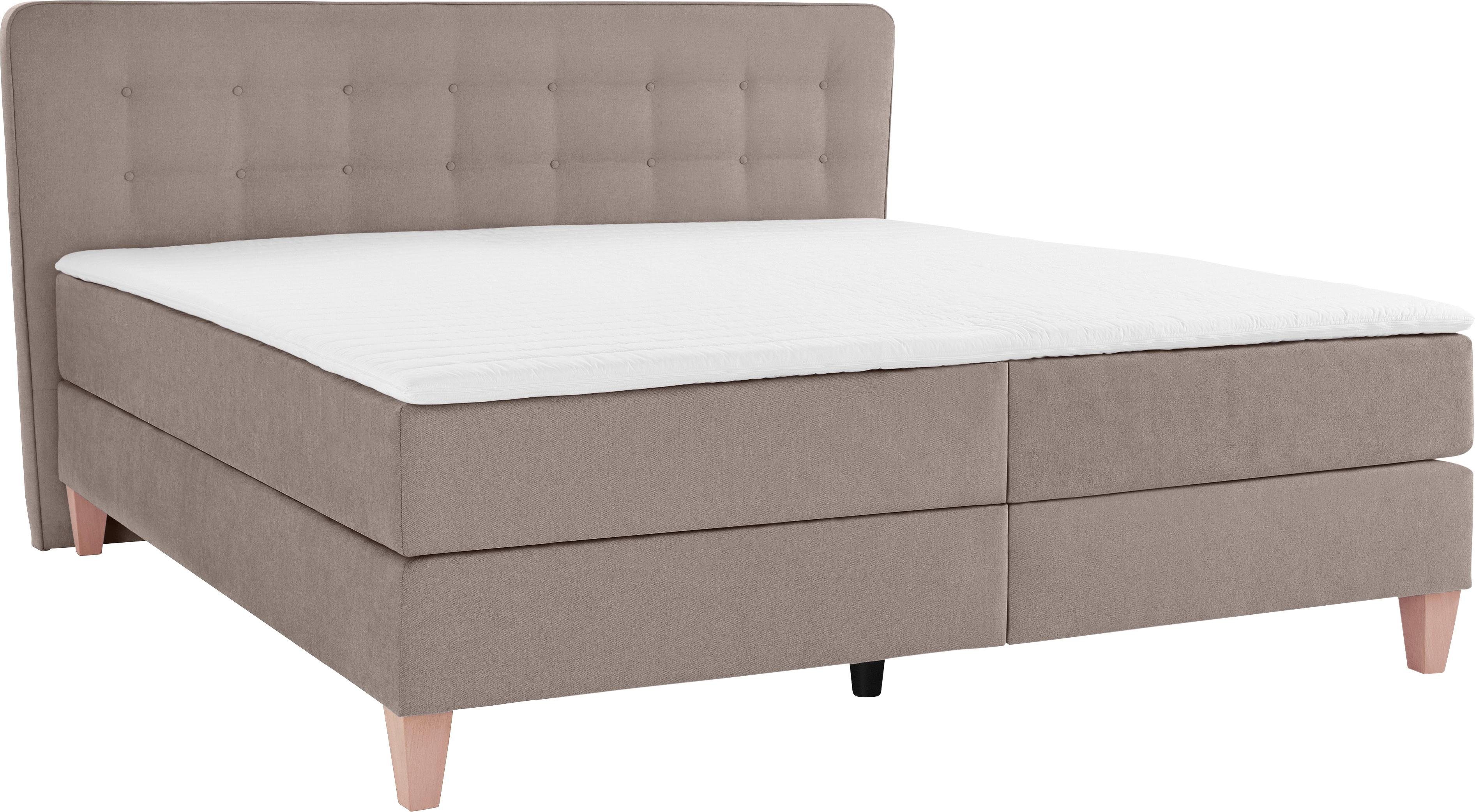 Home affaire Boxspring Ascola incl. topmatras, 5 breedten, 3 uitvoeringen, 2 hardheden