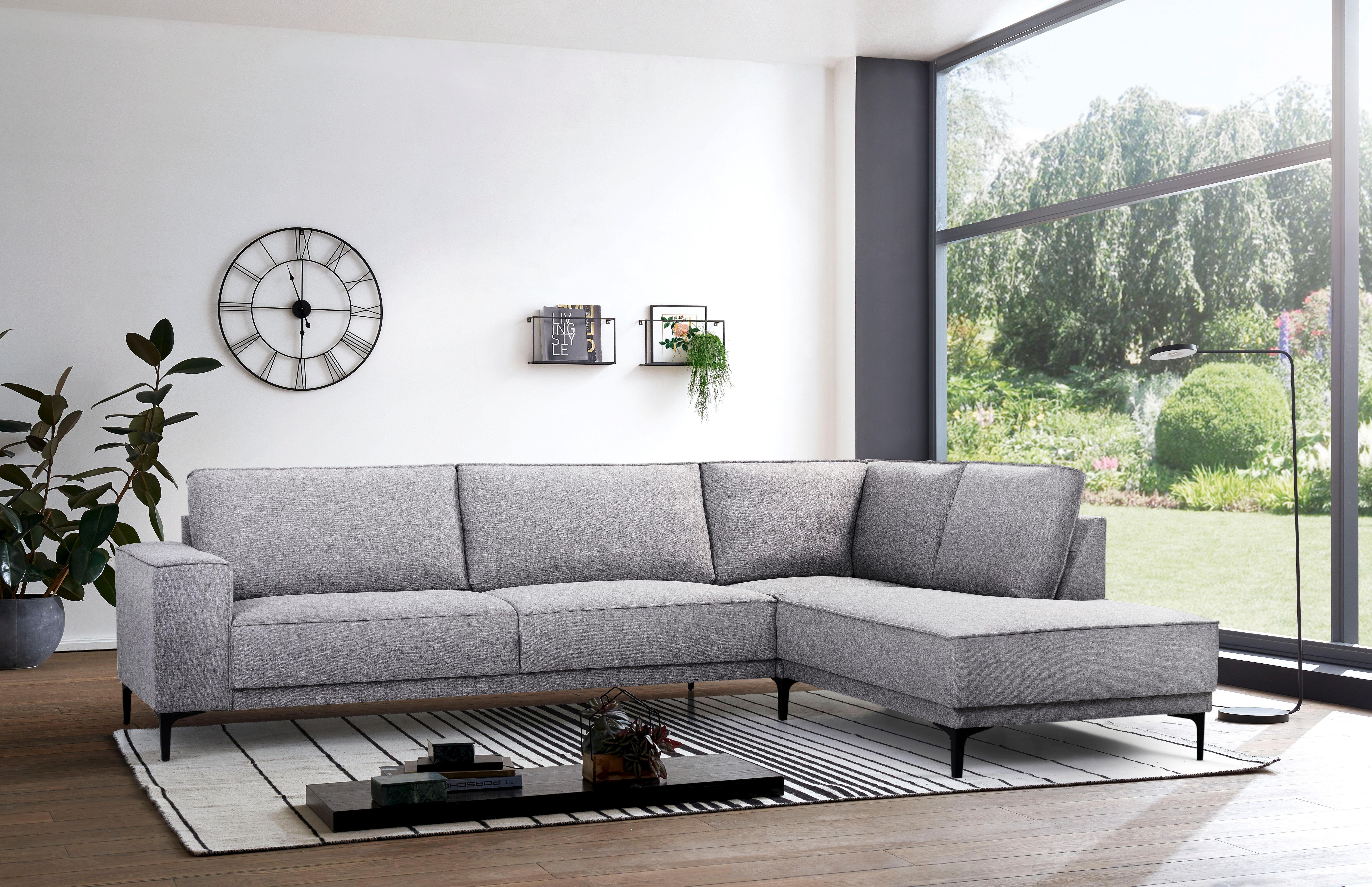 Places of Style Hoekbank Oland L-vorm, in tijdloos ontwerp en hoogwaardige afwerking