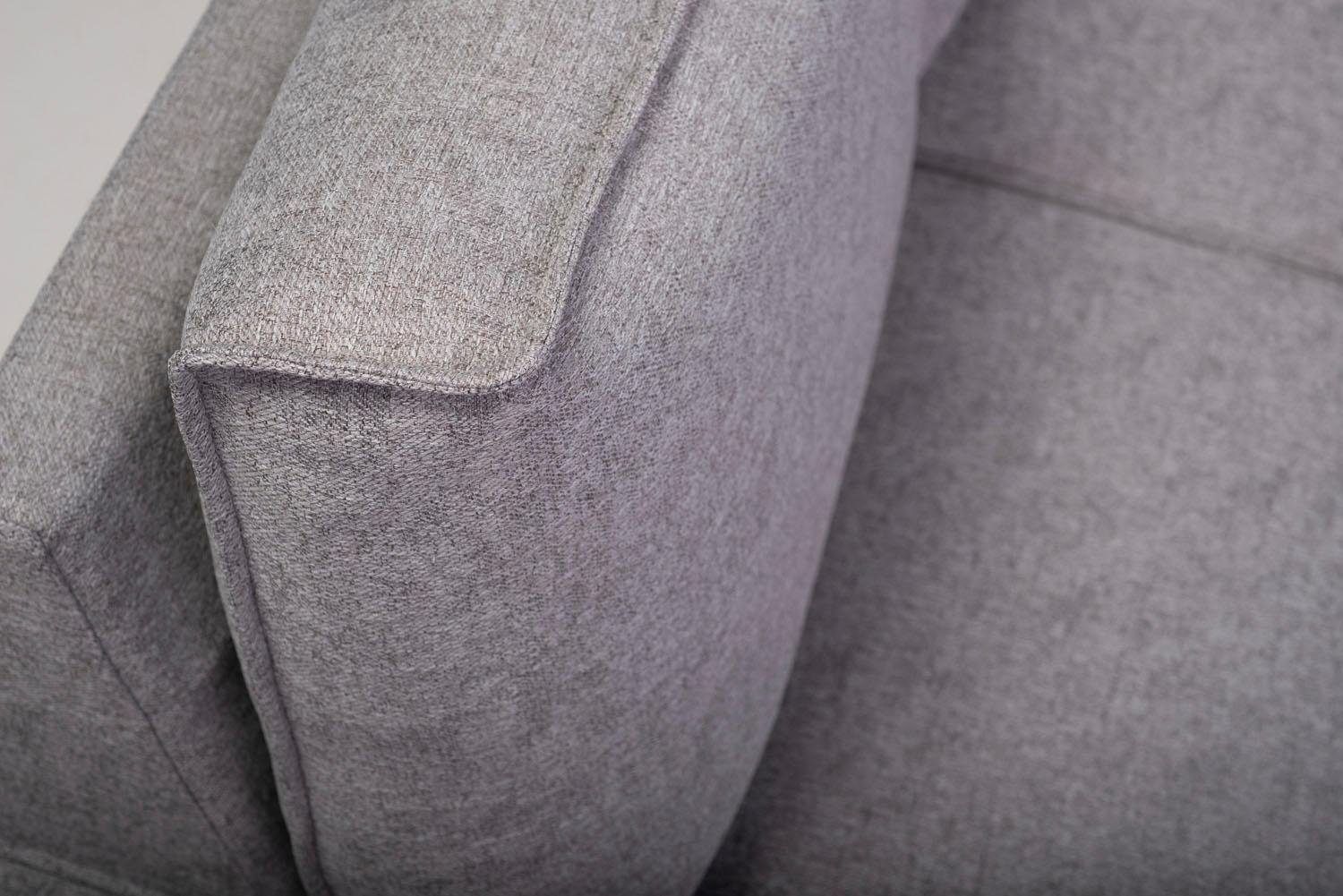 Places of Style 2-zitsbank Compact bank Oland, structuur, platweefsel, luxe microvezel, bouclé