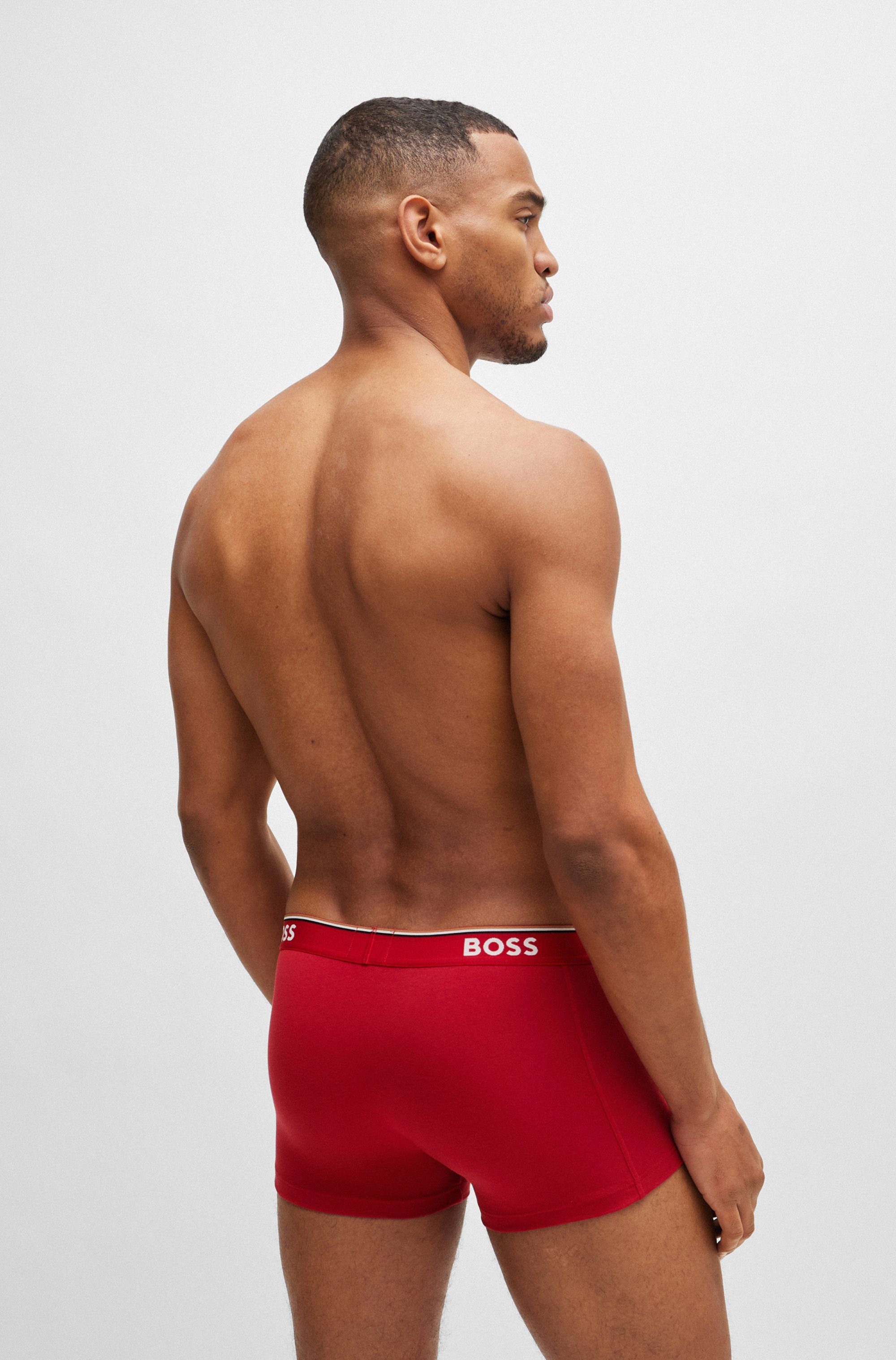 BOSS Boxershort met boss opdruk op de tailleband (3 stuks)