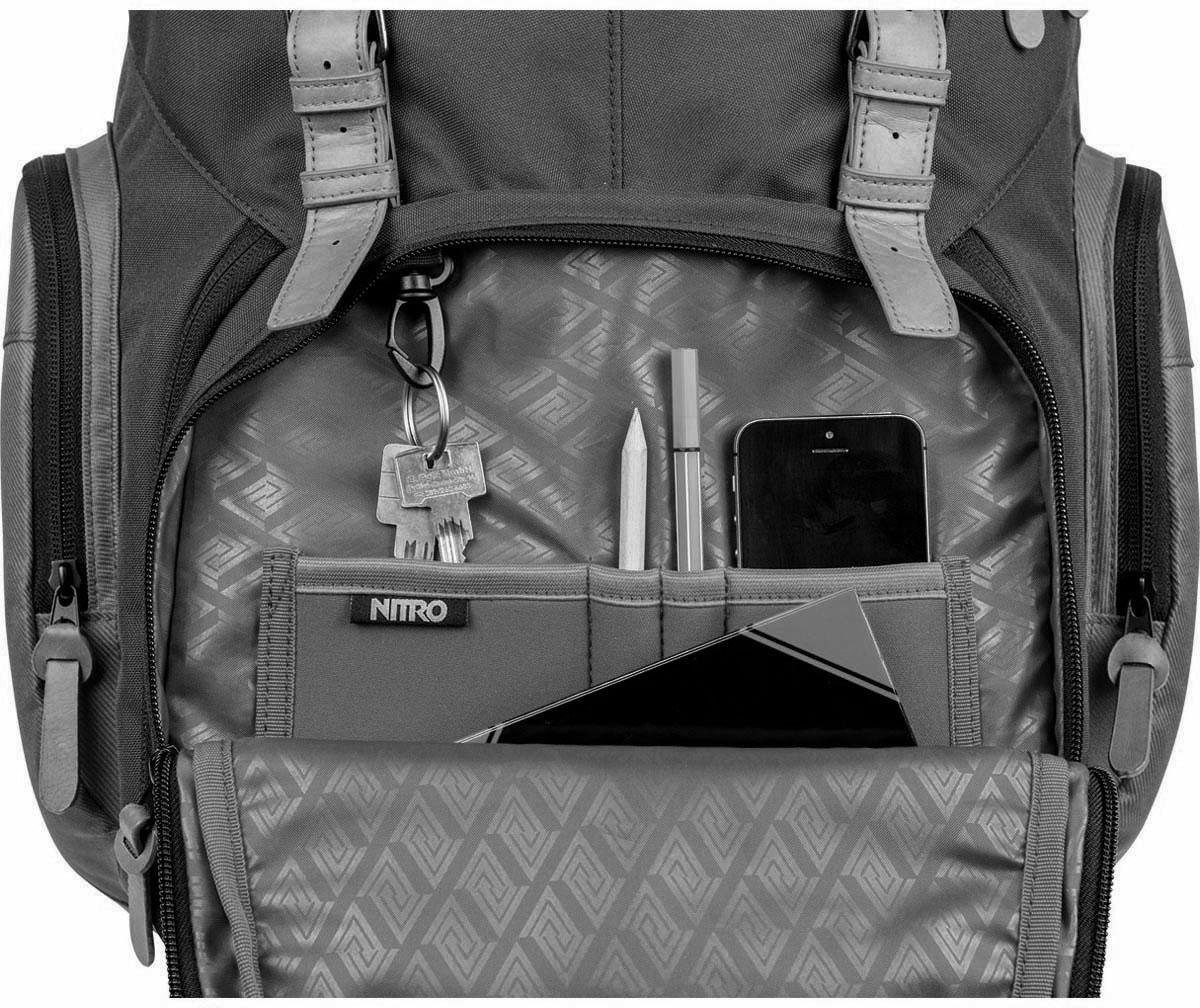 NITRO Laptoprugzak Weekendtas Reiserugzak met laptopvak, schoolrugzak, wanderrugzak