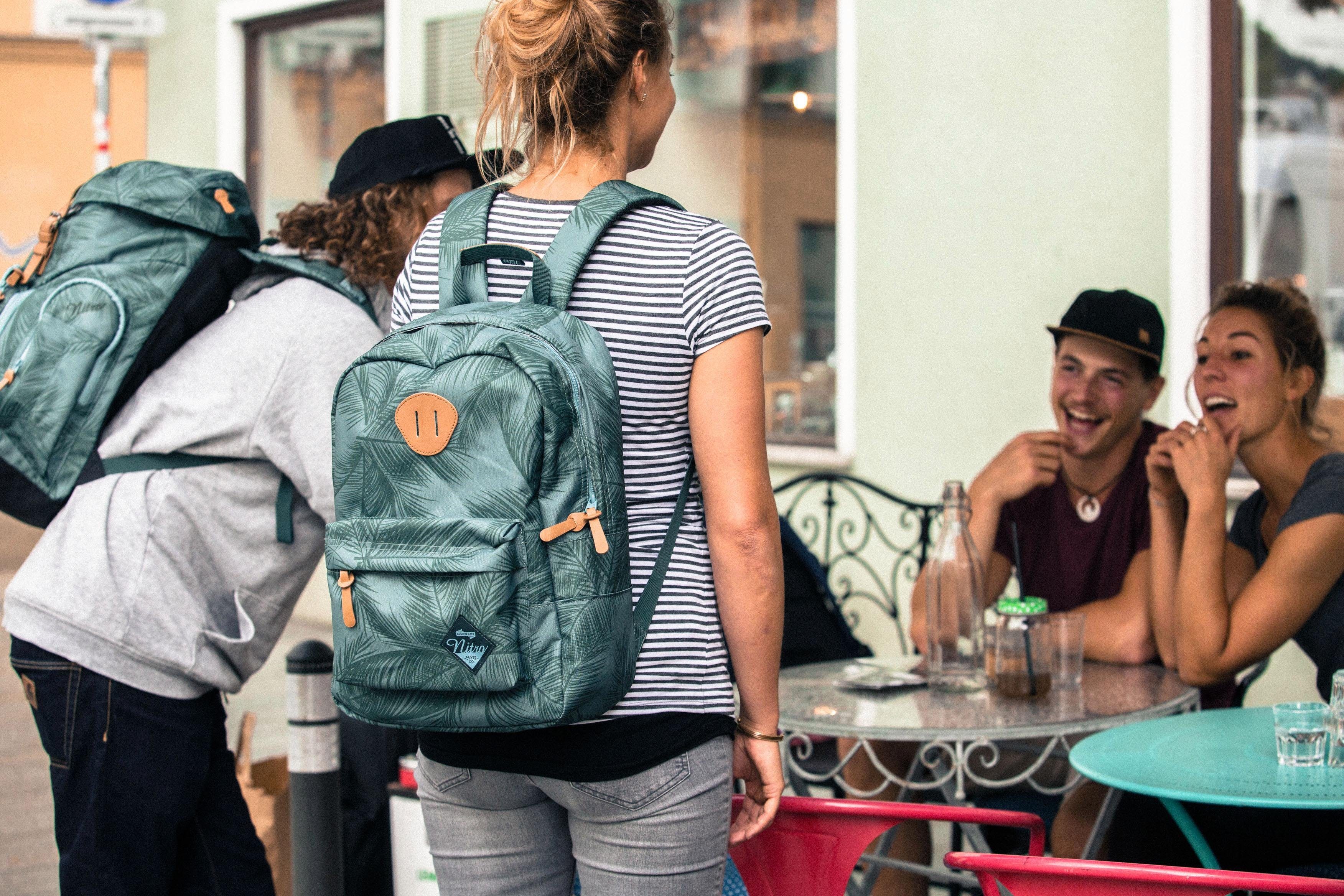 NITRO Vrijetijdsrugzak Urban Classic Daypack met laptopvak, alledaagse rugzak, schoolrugzak
