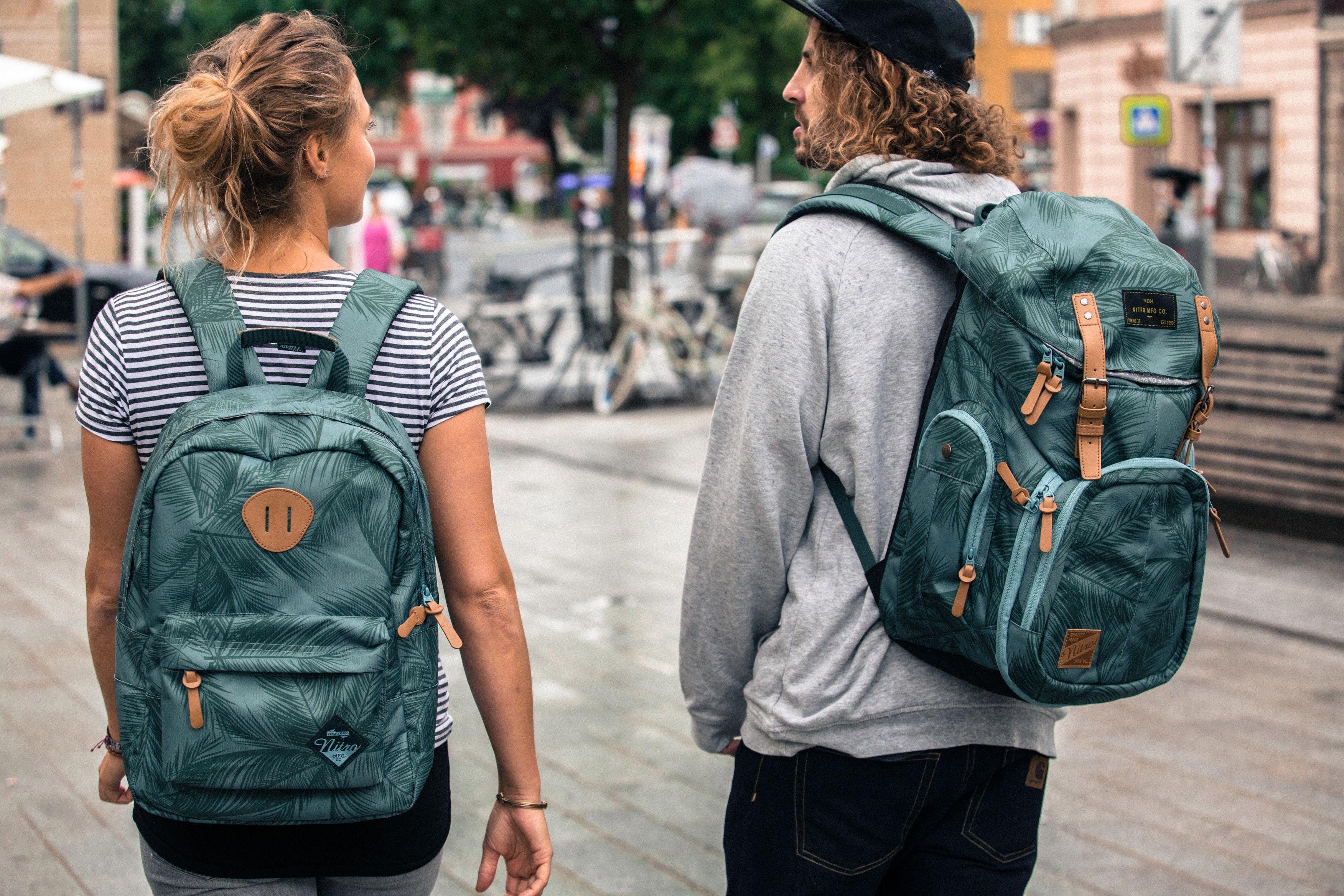 NITRO Vrijetijdsrugzak Urban Classic Daypack met laptopvak, alledaagse rugzak, schoolrugzak