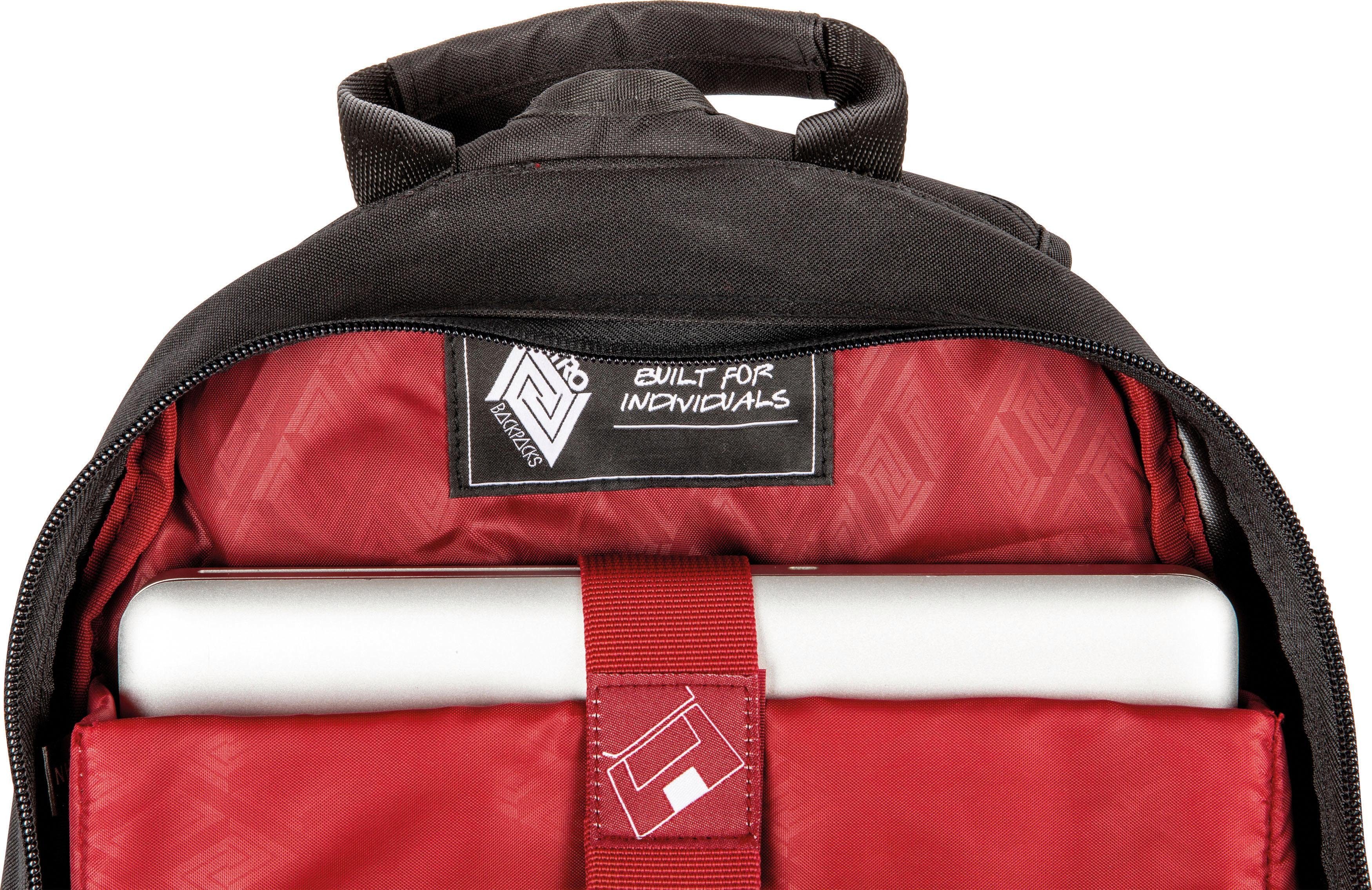NITRO Schoolrugzak Stash 29 Casual rugzak, rugzak voor vrijetijd, school, werk en reis