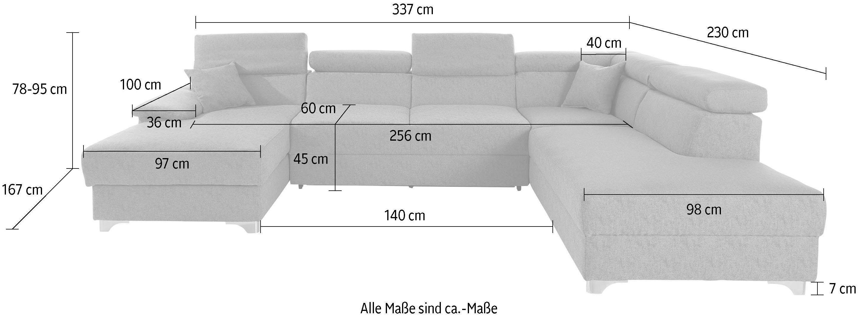DOMO collection Zithoek Mira U-vorm