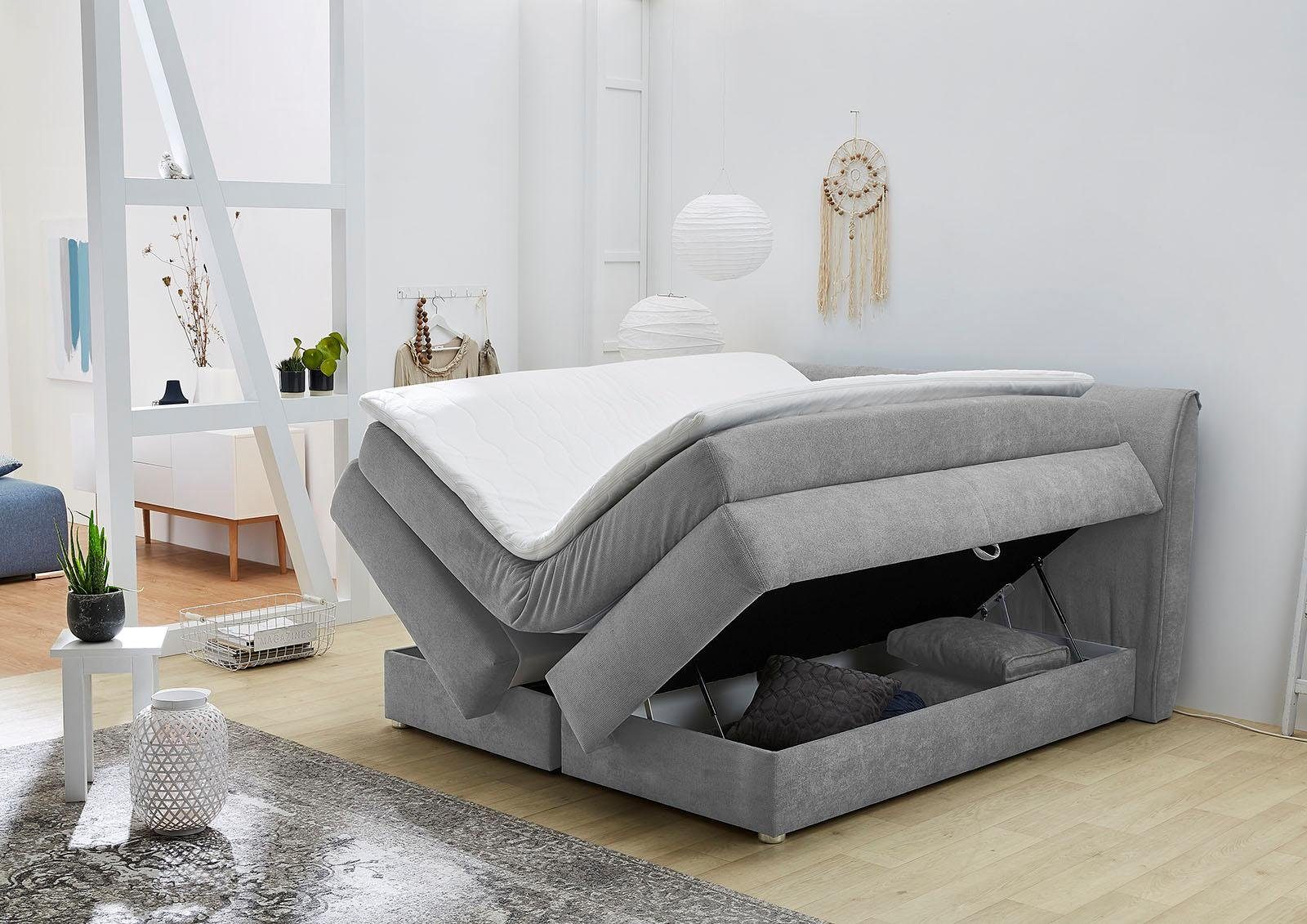 Jockenhöfer Gruppe Boxspring "Carla", OTTO's keuze! Best verkoper, met opbergruimte en koudschuim-topper
